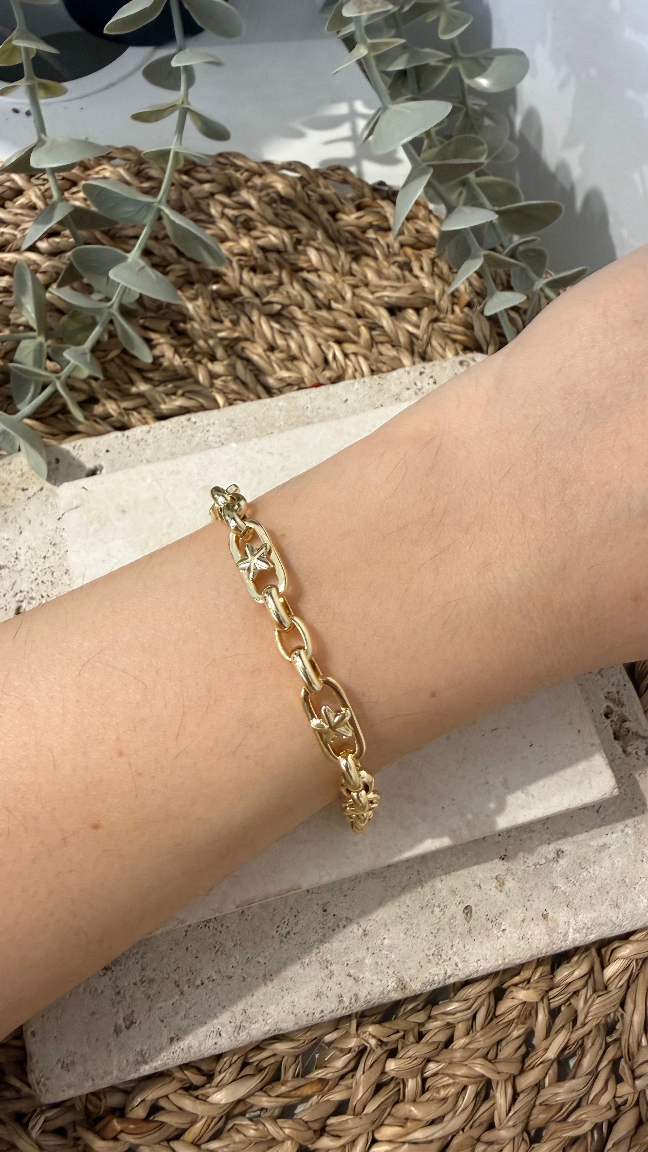 Cm Jewel İthal Gold Renk Bileklik