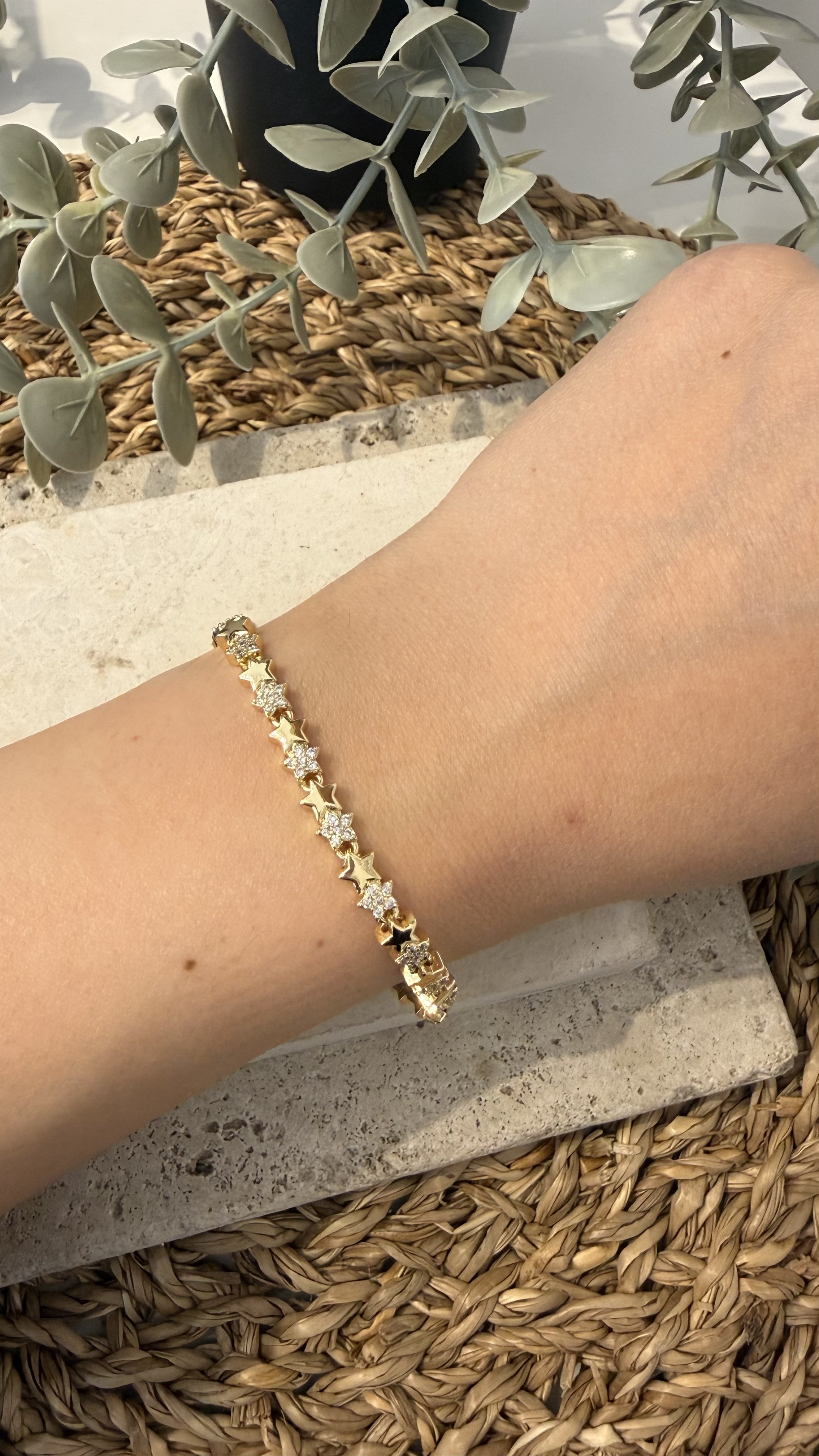 Cm Jewel İthal Gold Renk Bileklik