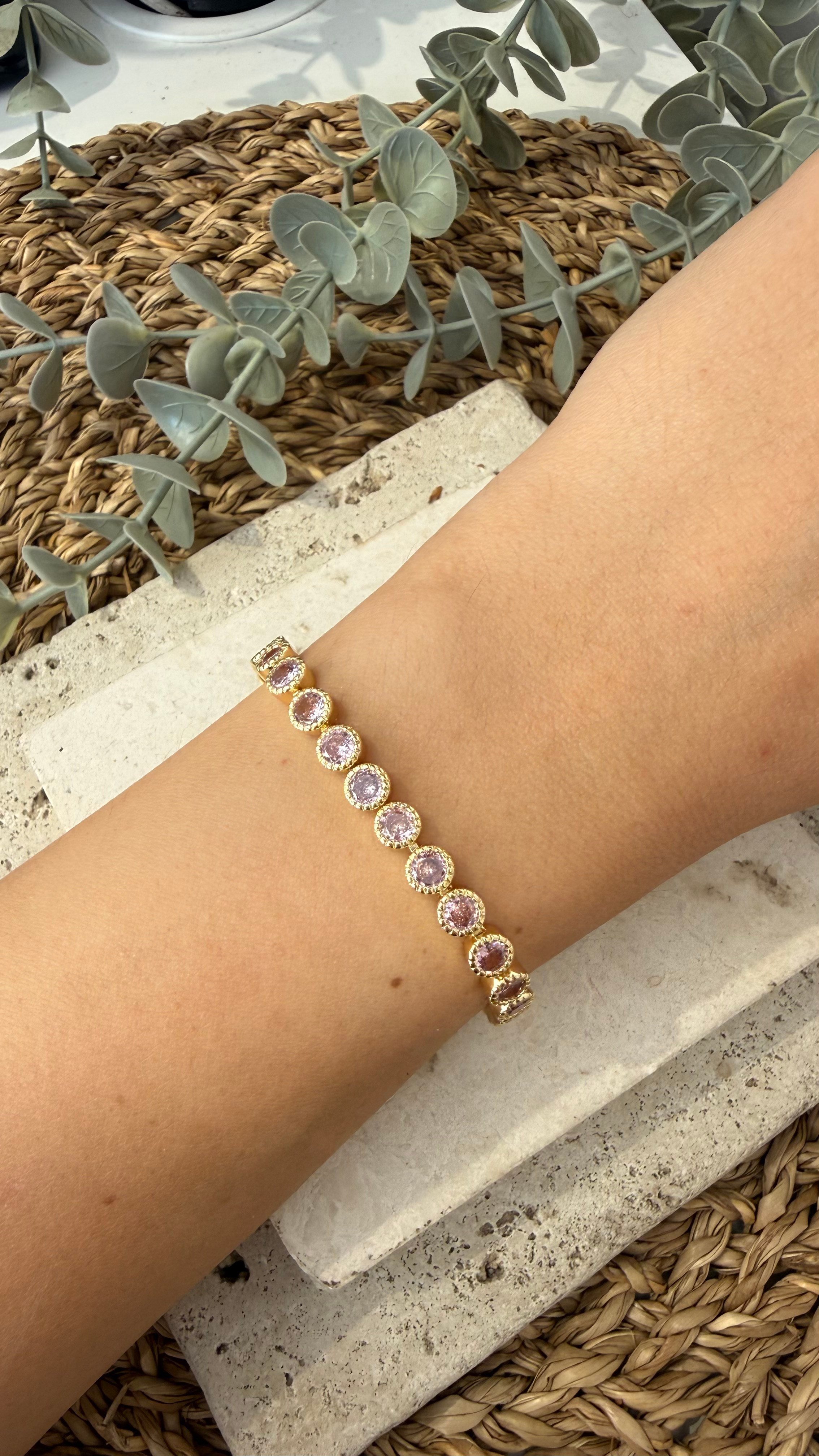 Cm Jewel İthal Gold Renk Bileklik