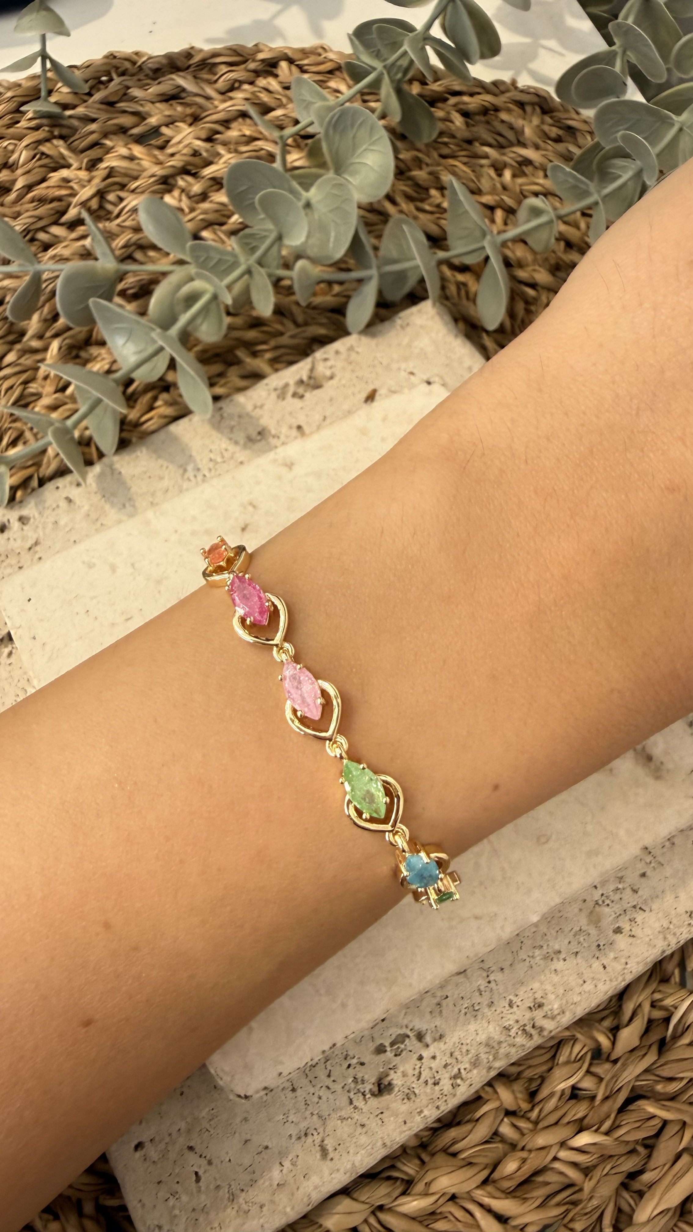 Cm Jewel İthal Gold Renk Bileklik