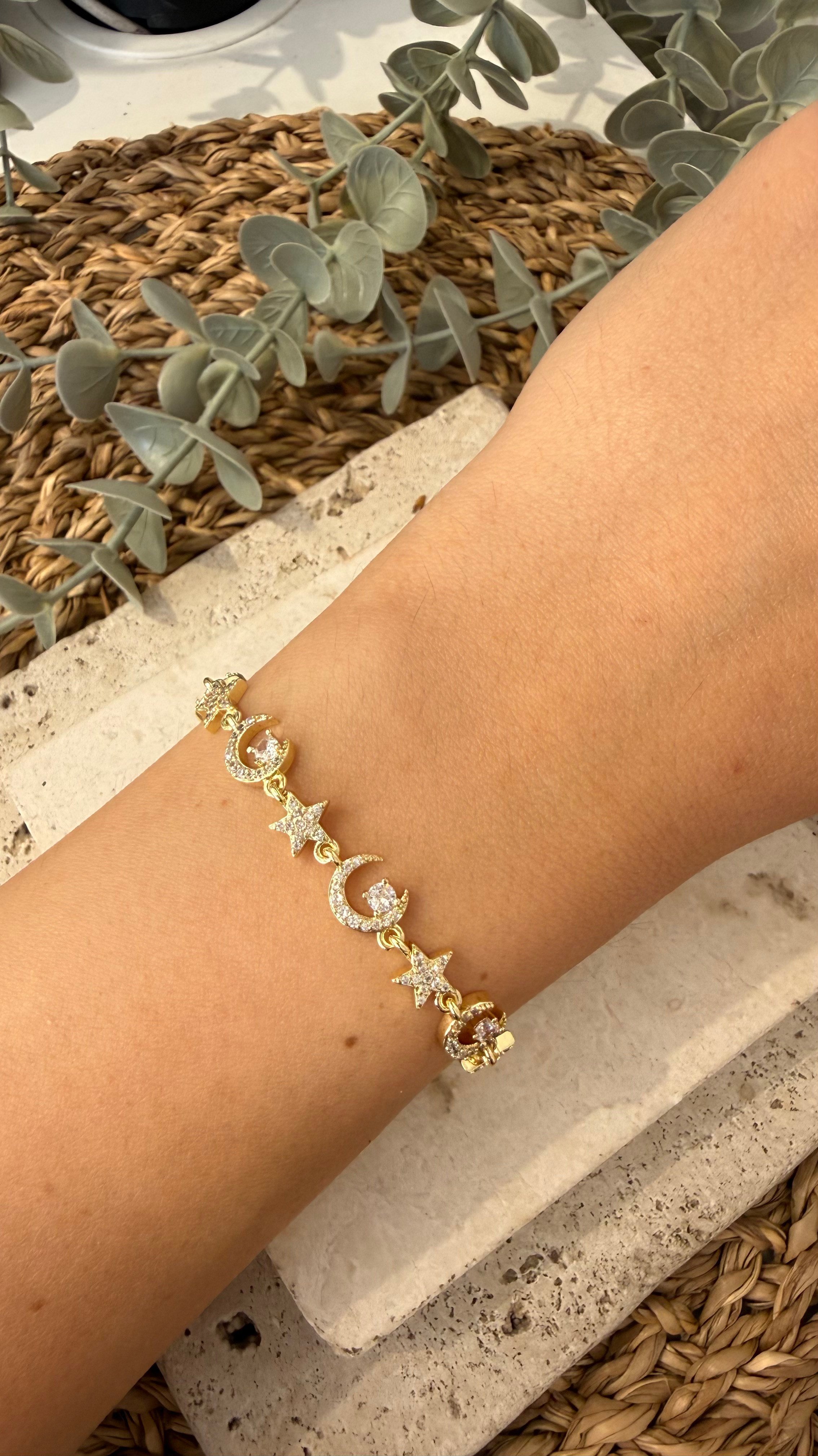 Cm Jewel İthal Gold Renk Bileklik