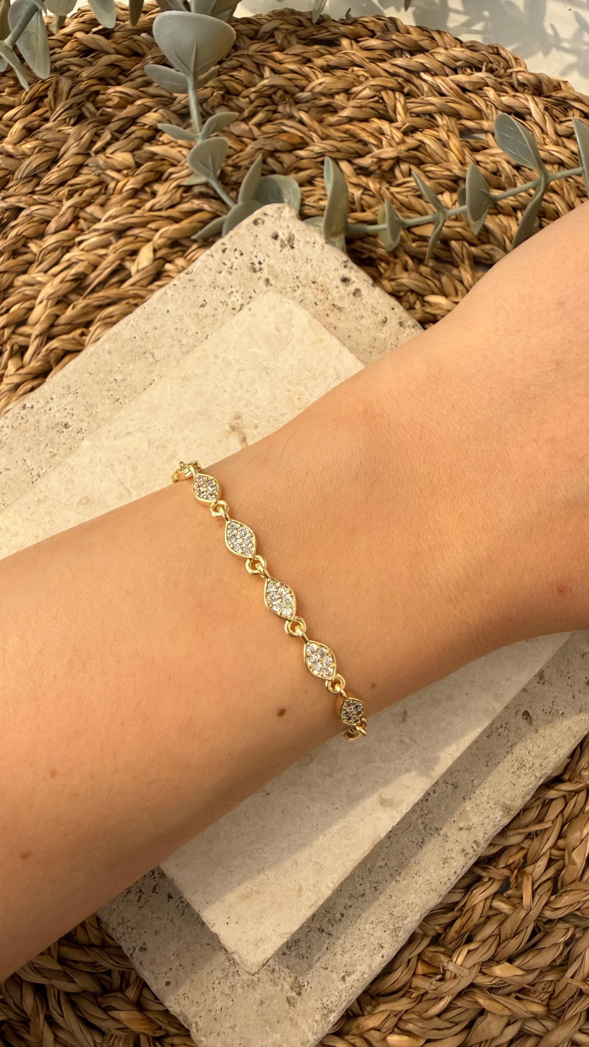 Cm Jewel İthal Gold Renk Bileklik