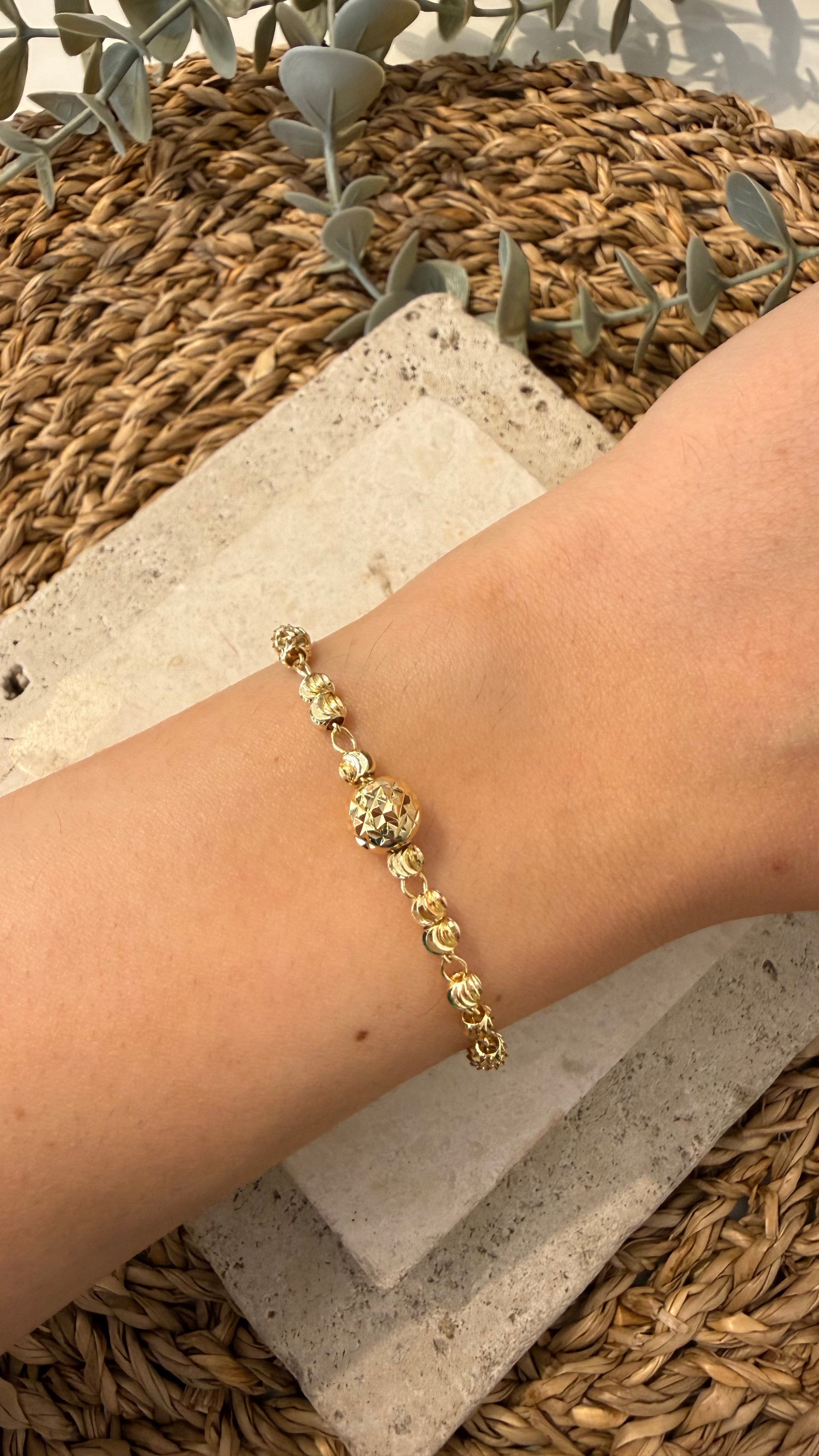Cm Jewel İthal Gold Renk Bileklik