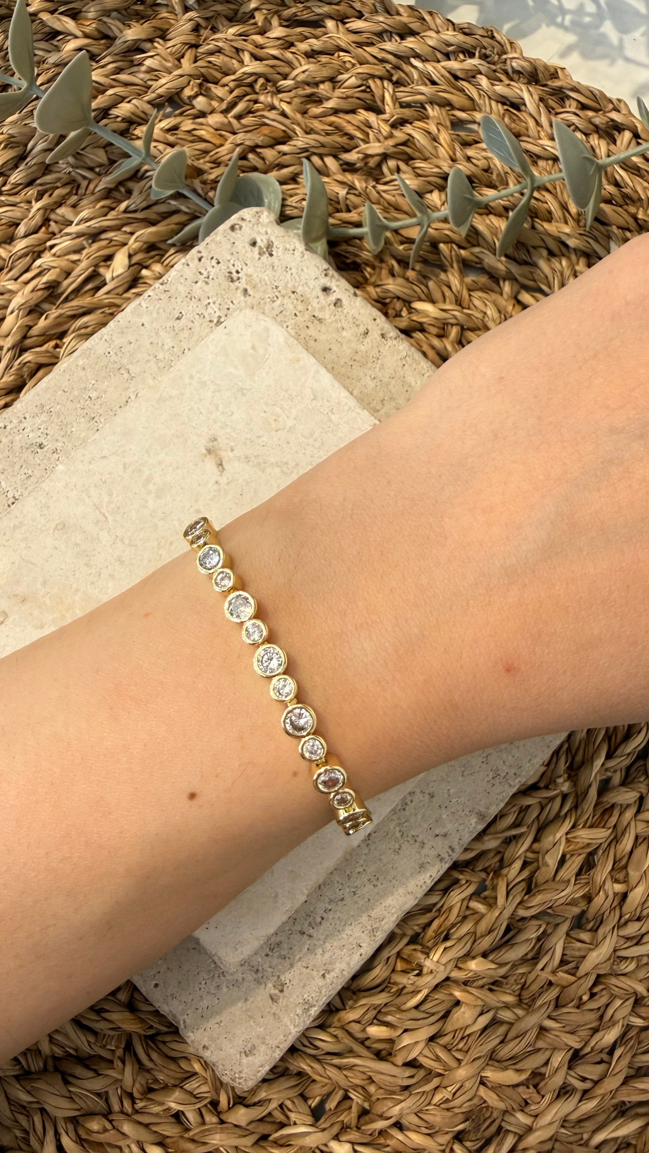 Cm Jewel İthal Gold Renk Bileklik