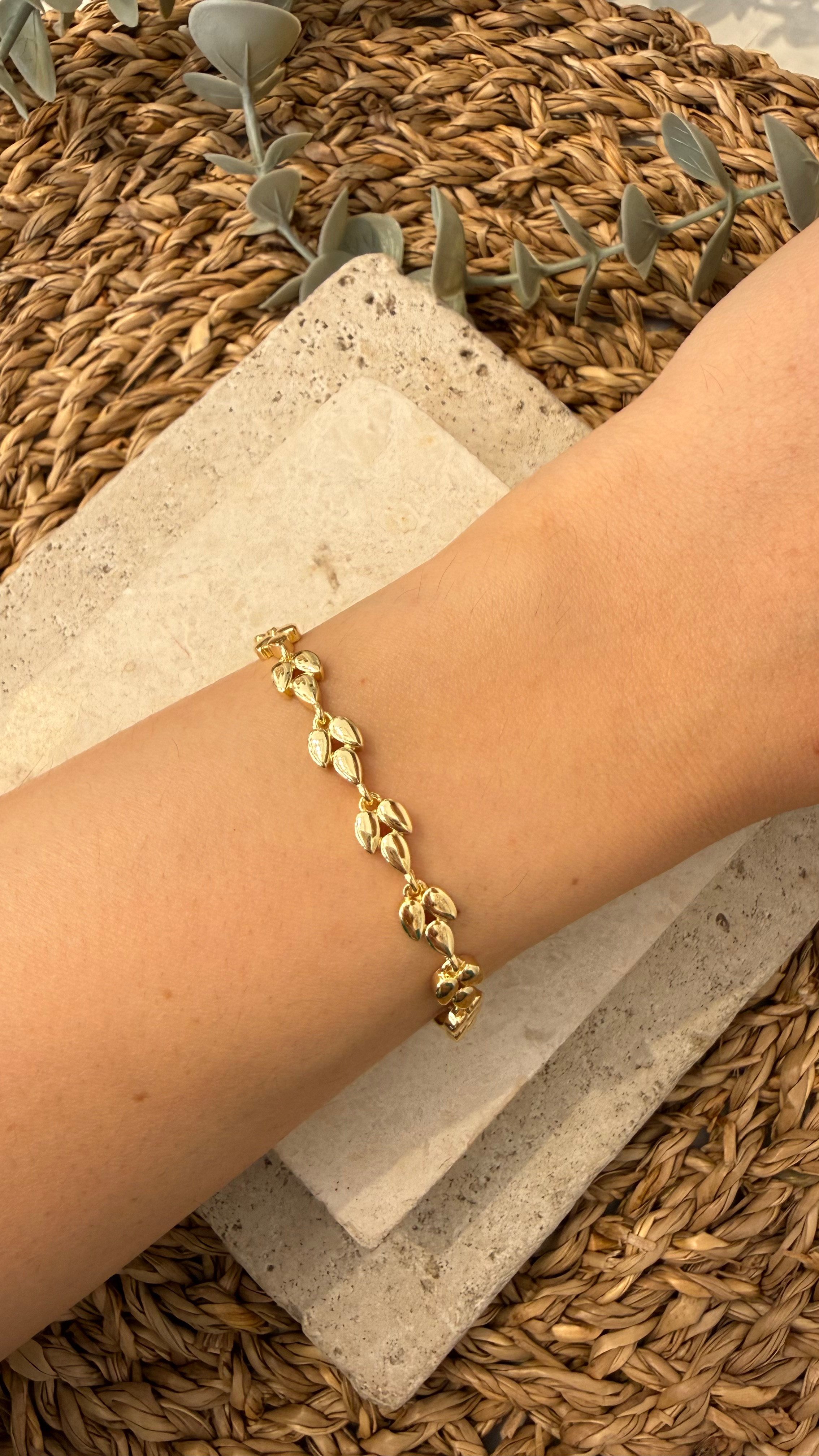 Cm Jewel İthal Gold Renk Bileklik