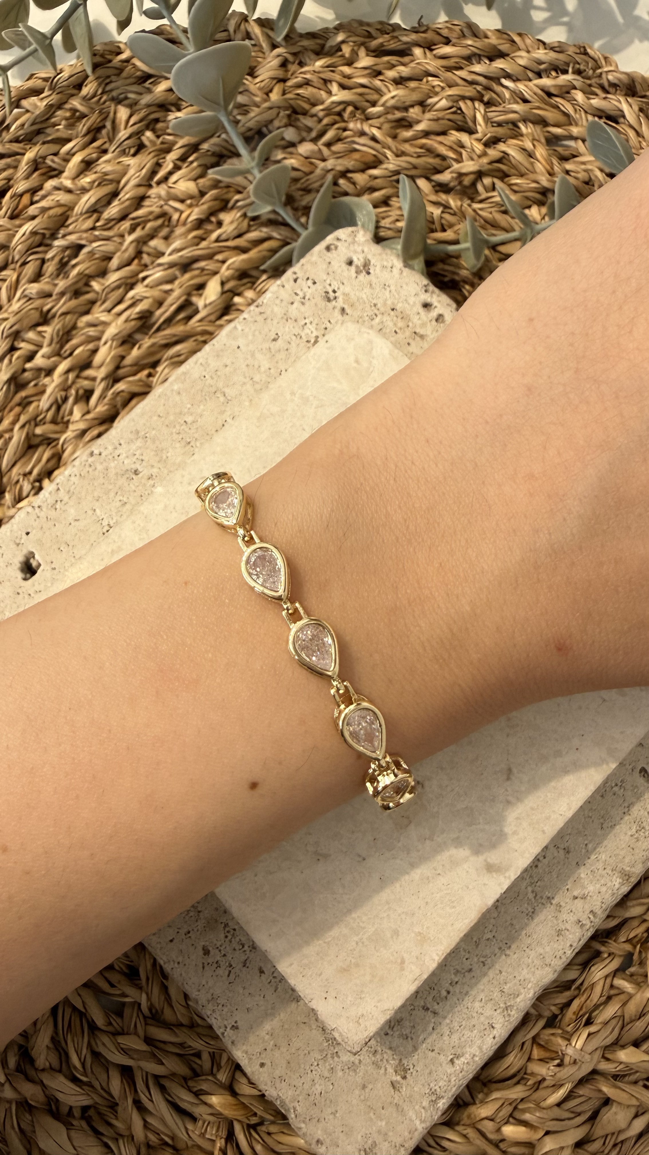 Cm Jewel İthal Gold Renk Bileklik