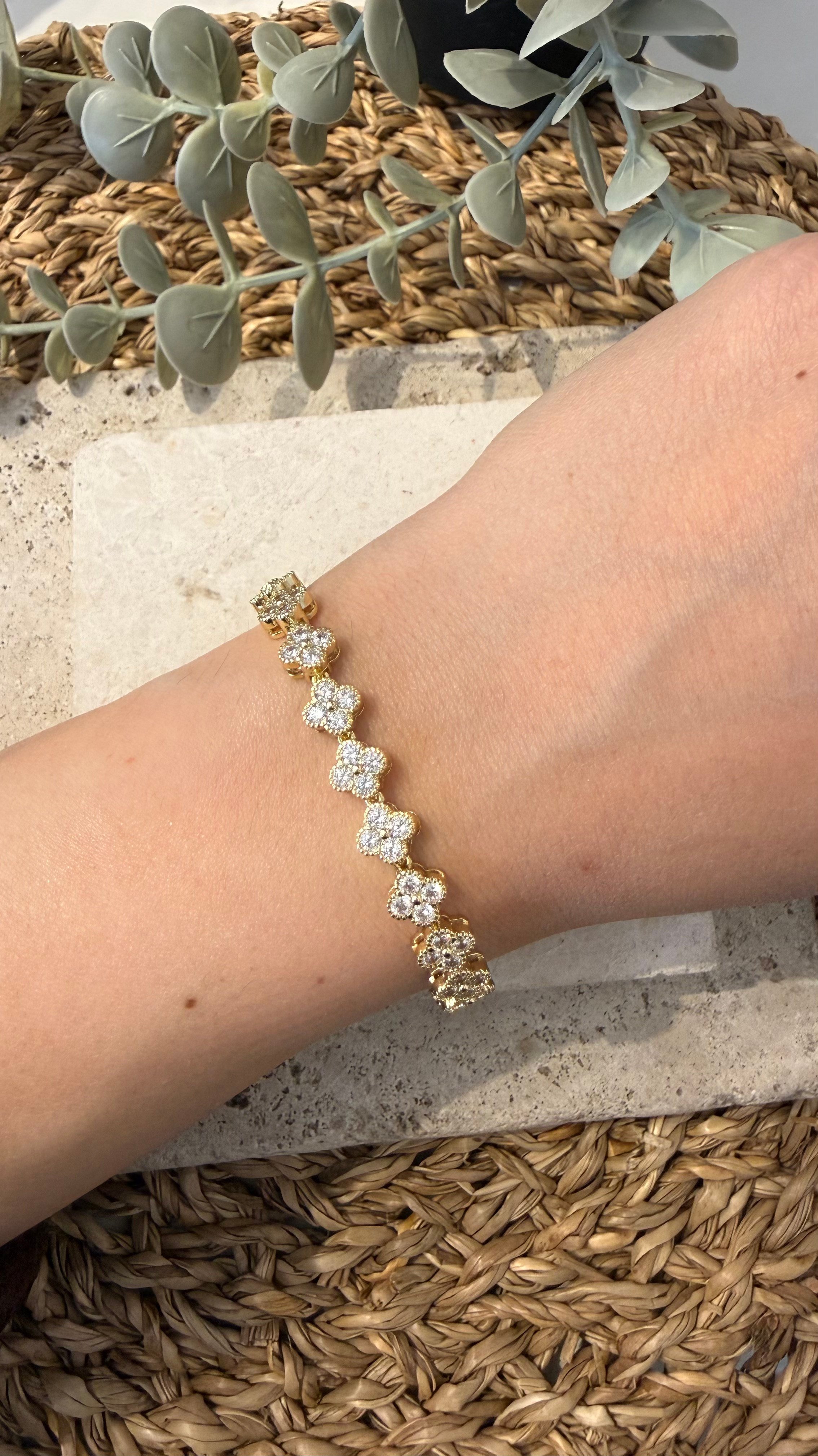 Cm Jewel İthal Gold Renk Bileklik