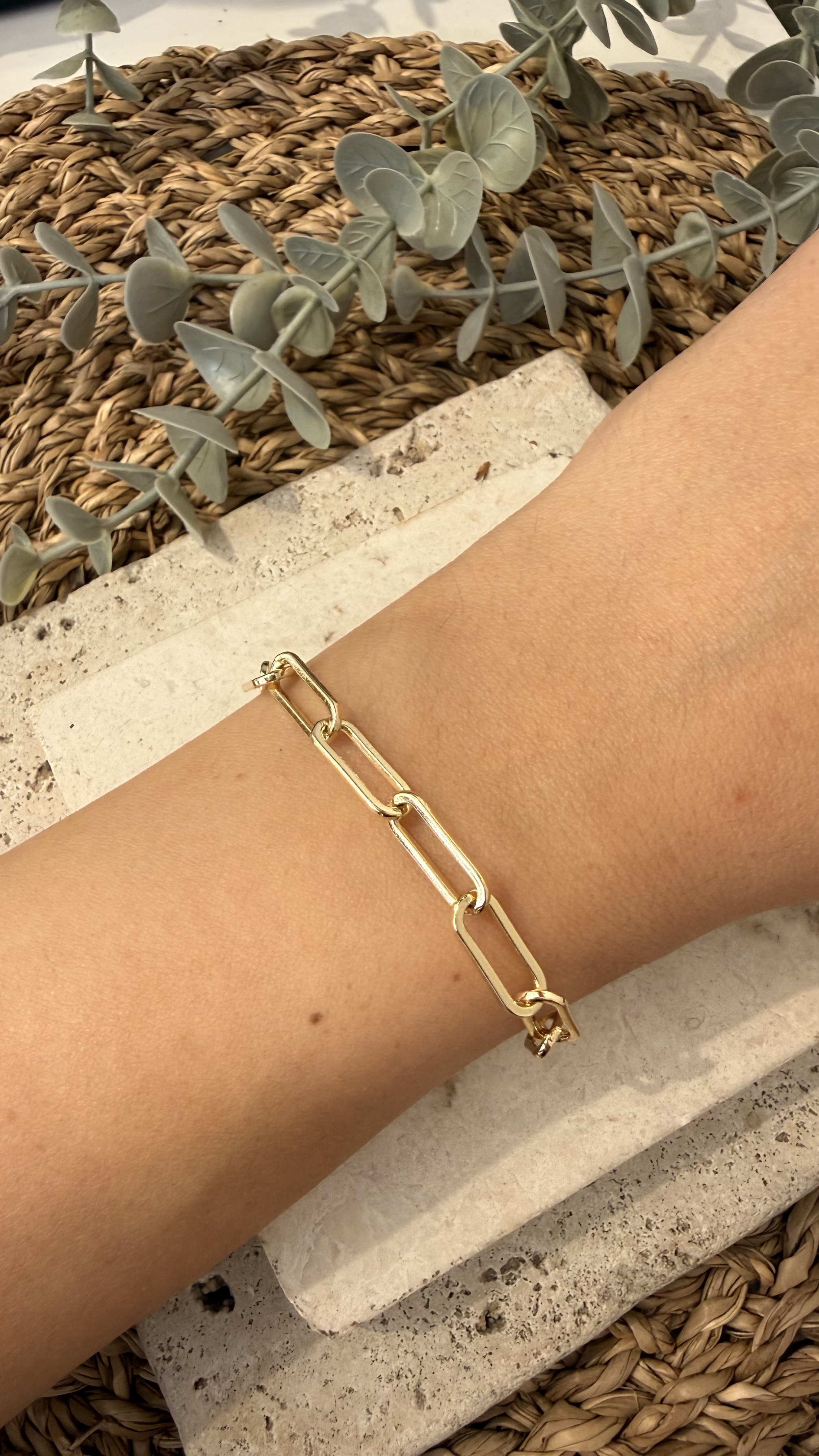 Cm Jewel İthal Gold Renk Bileklik