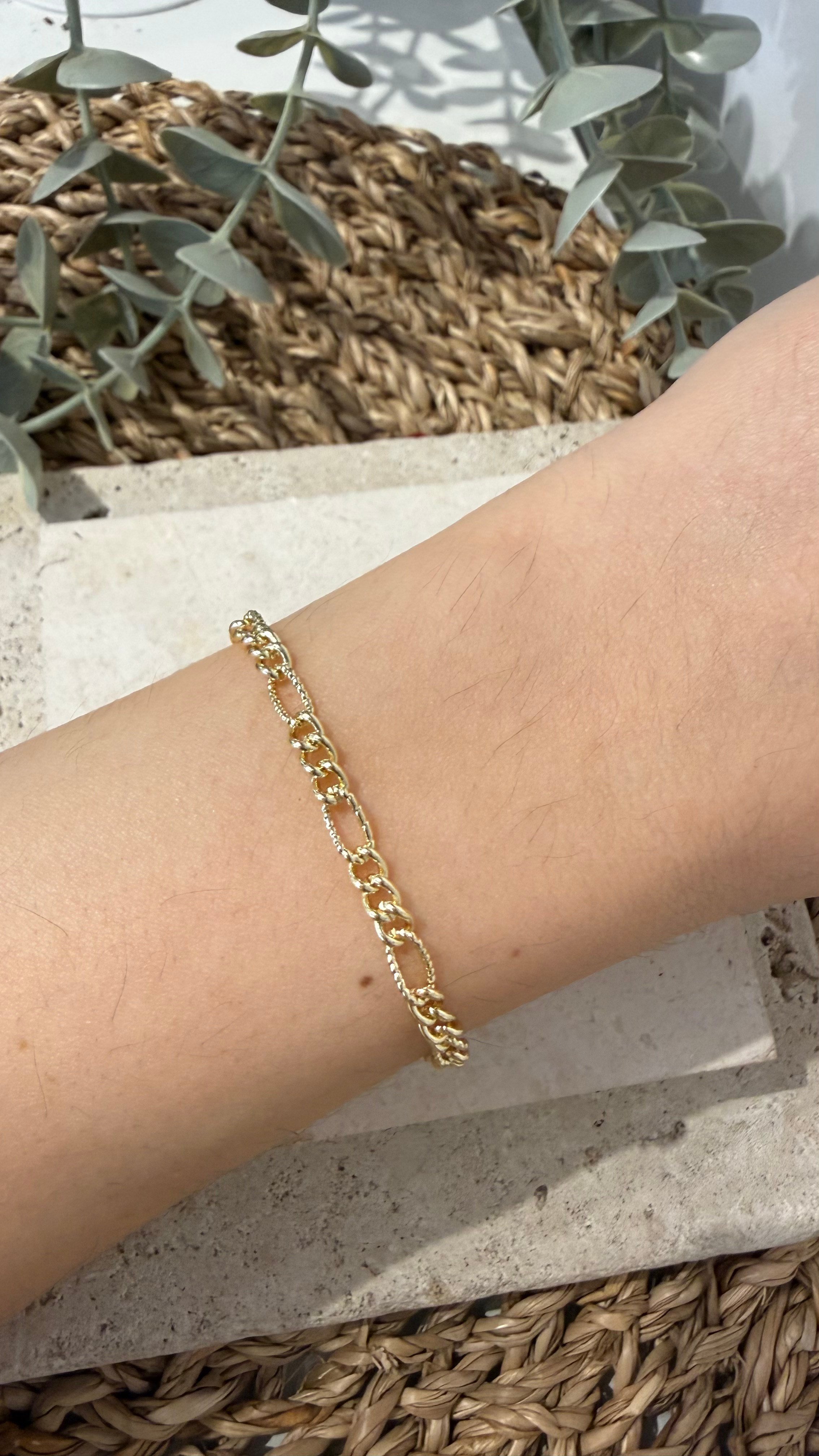 Cm Jewel İthal Gold Renk Bileklik