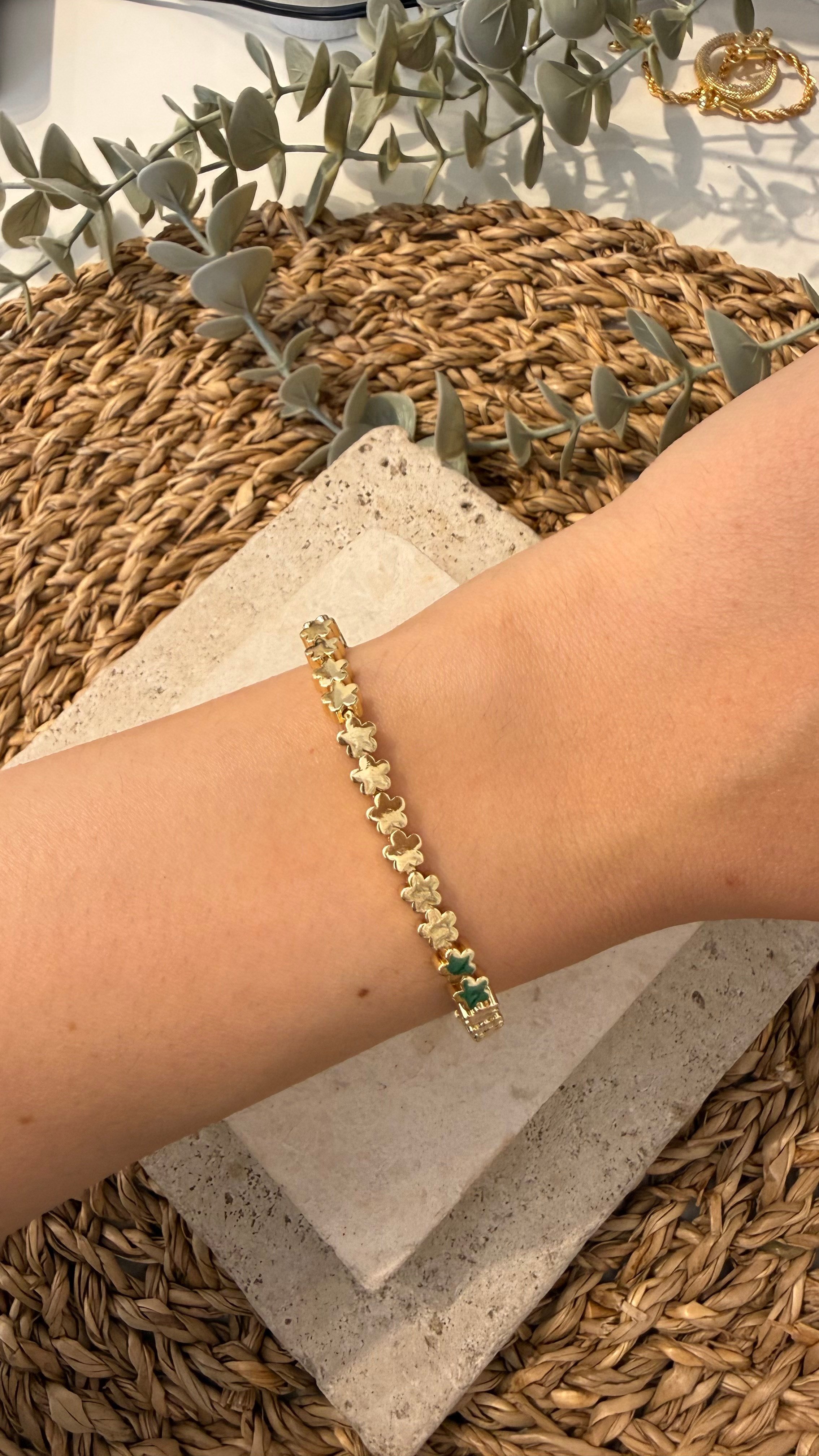 Cm Jewel İthal Gold Renk Bileklik