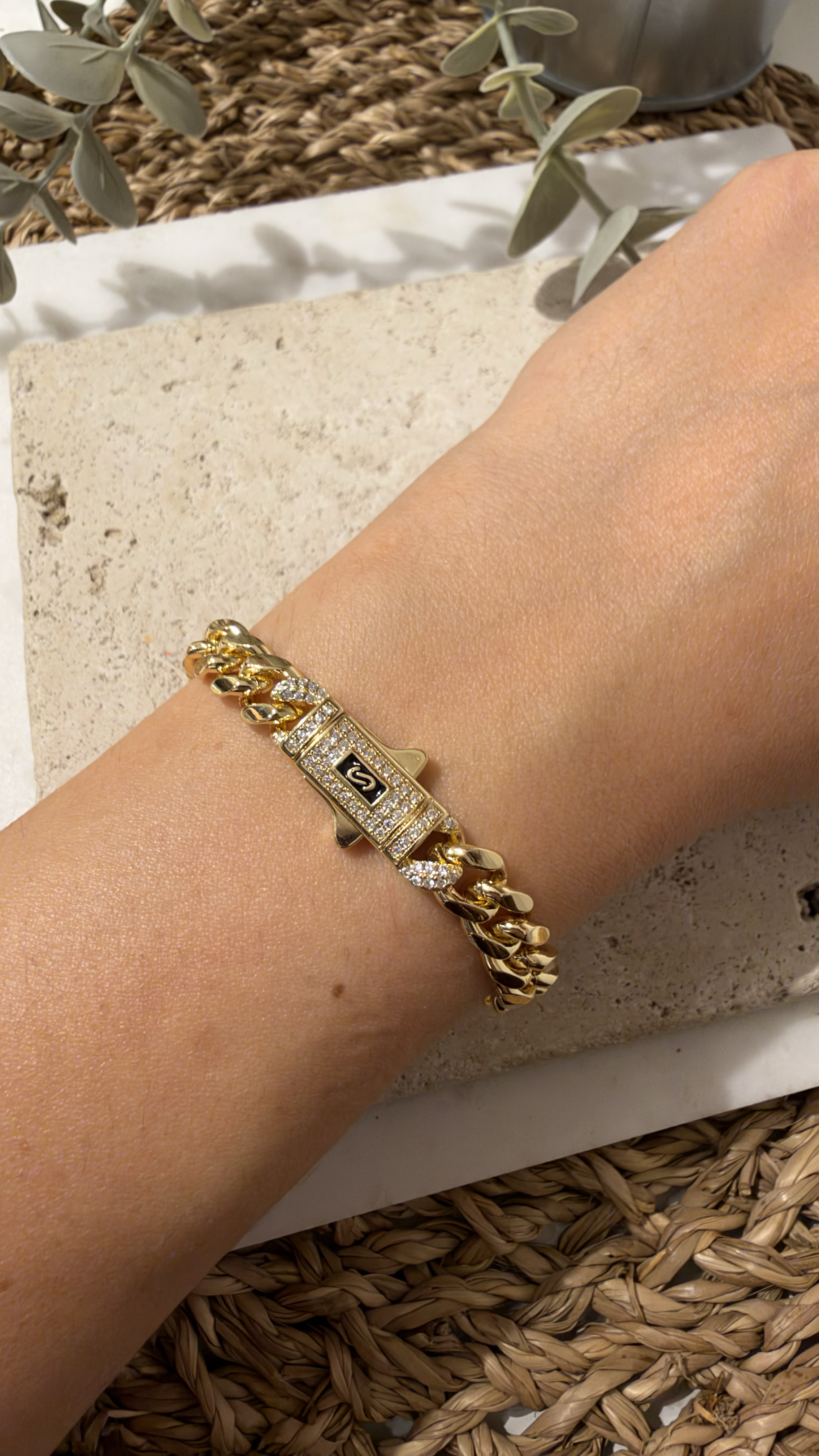 Cm Jewel İthal Gold Renk Bileklik