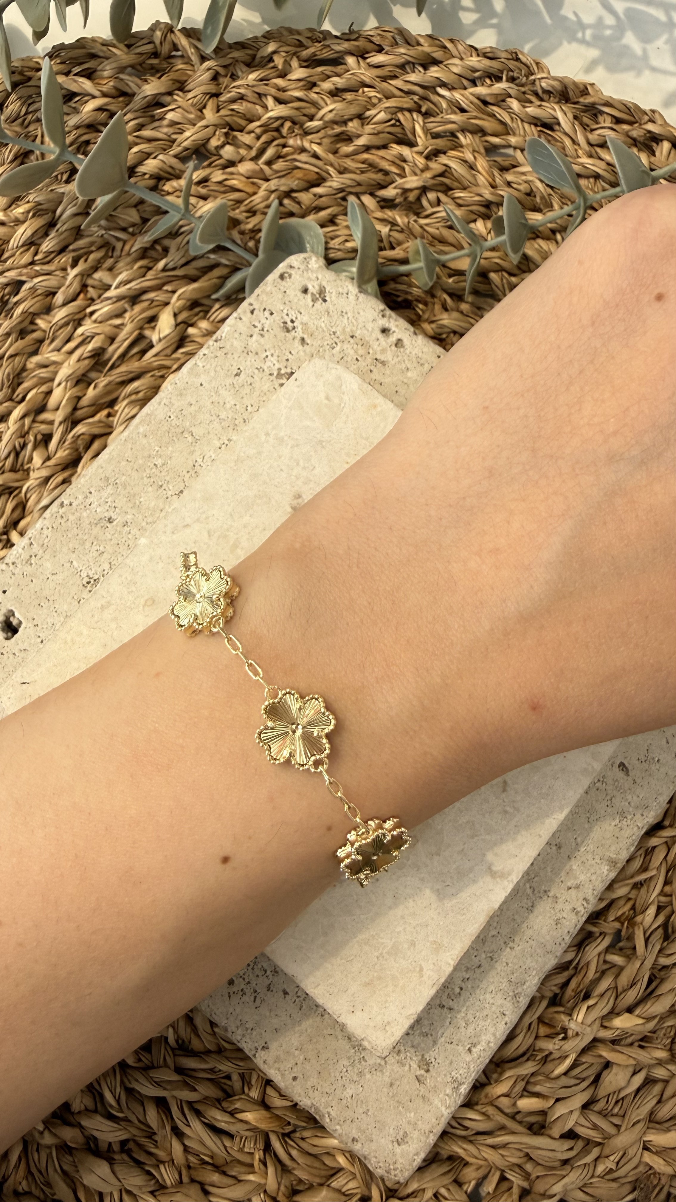 Cm Jewel İthal Gold Renk Bileklik