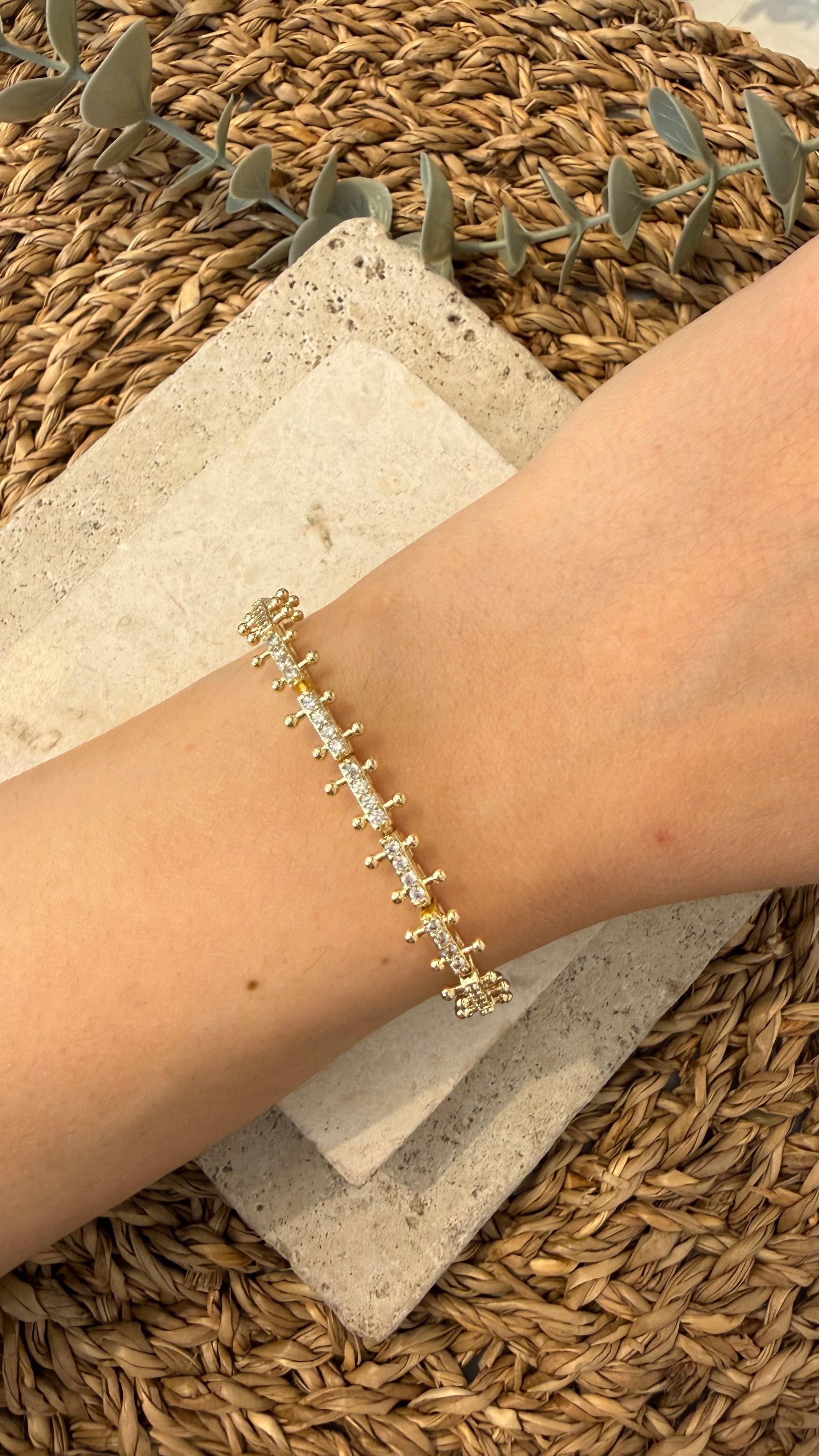 Cm Jewel İthal Gold Renk Bileklik