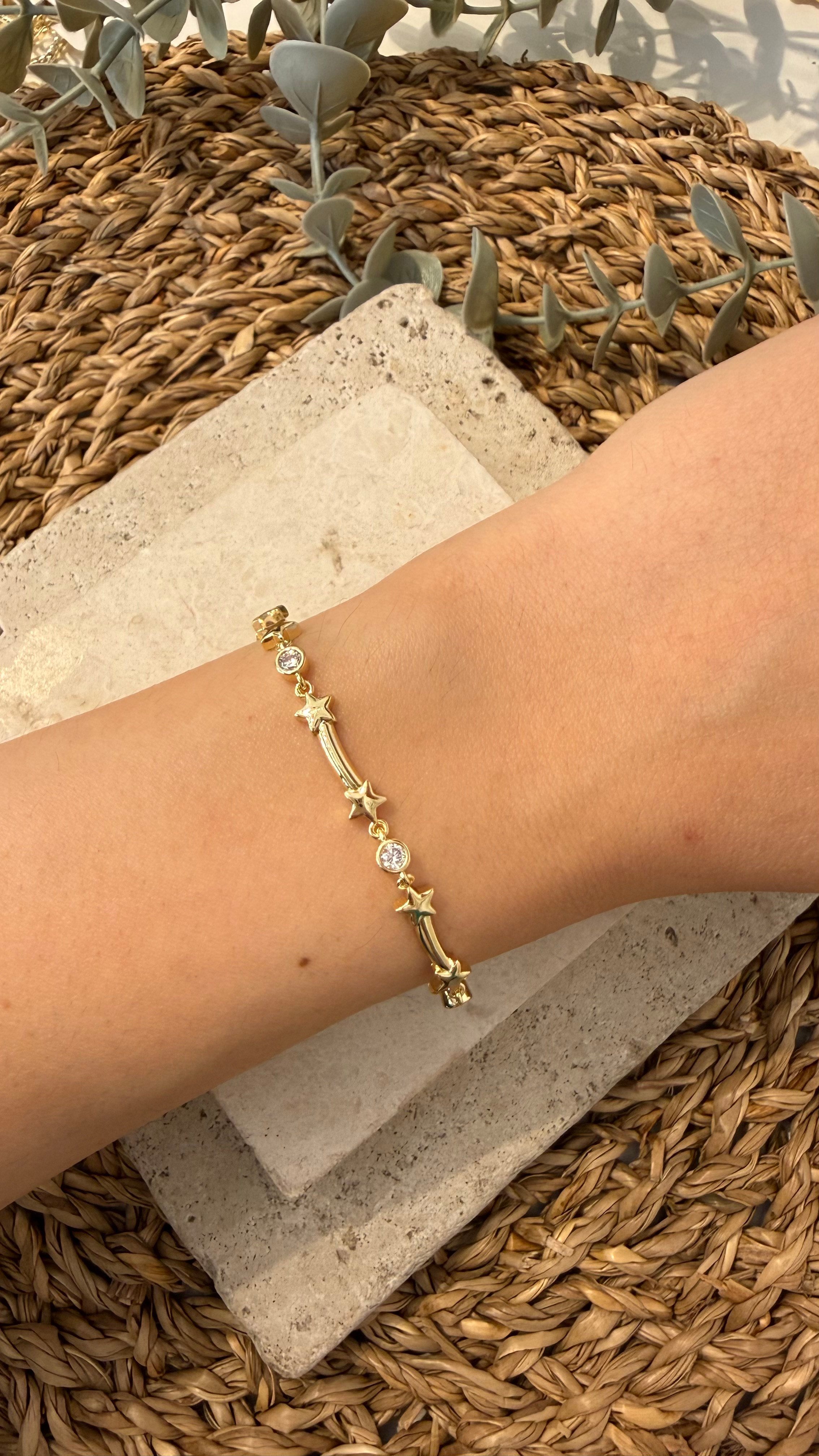 Cm Jewel İthal Gold Renk Bileklik