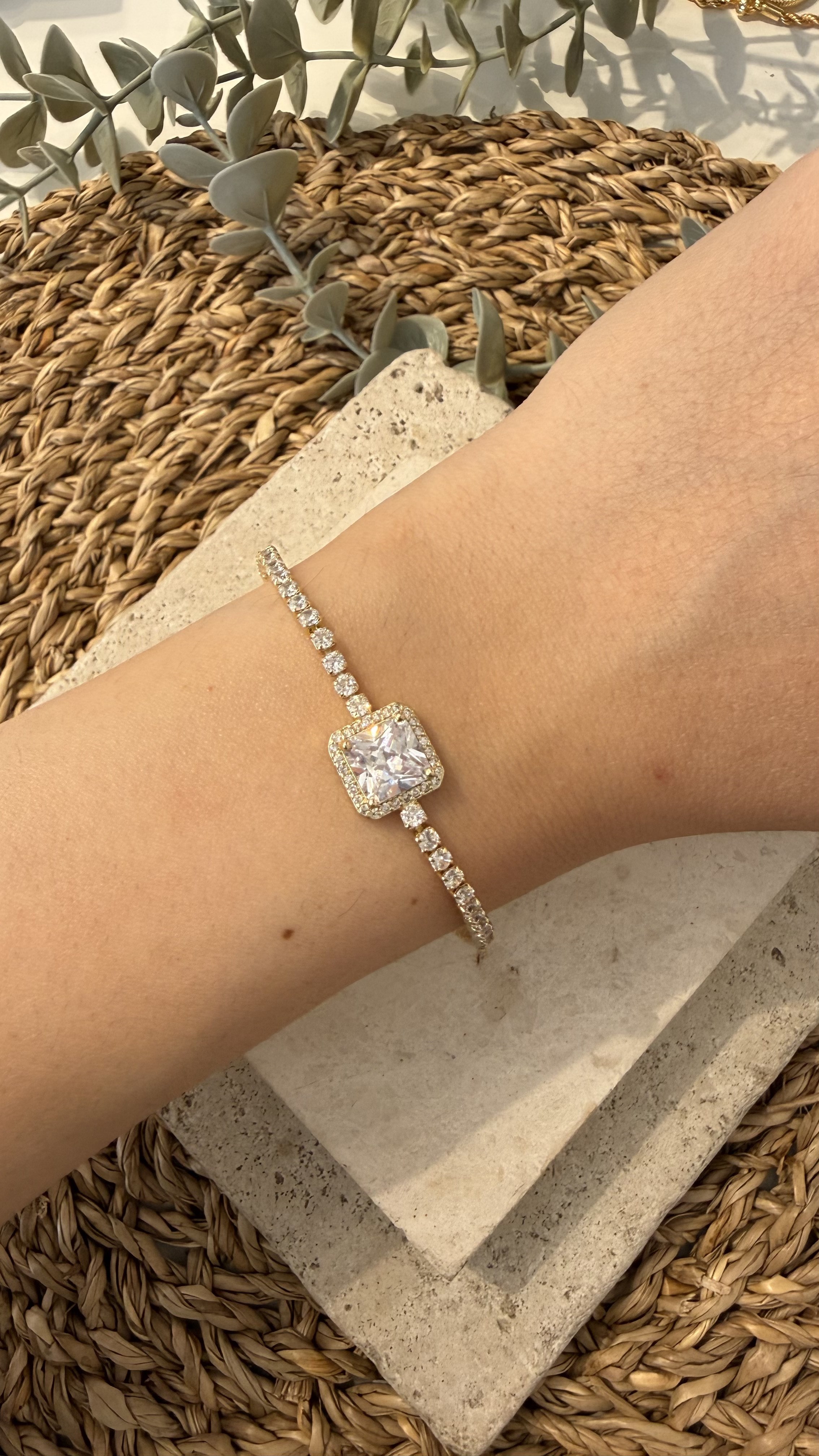 Cm Jewel İthal Gold Renk Bileklik
