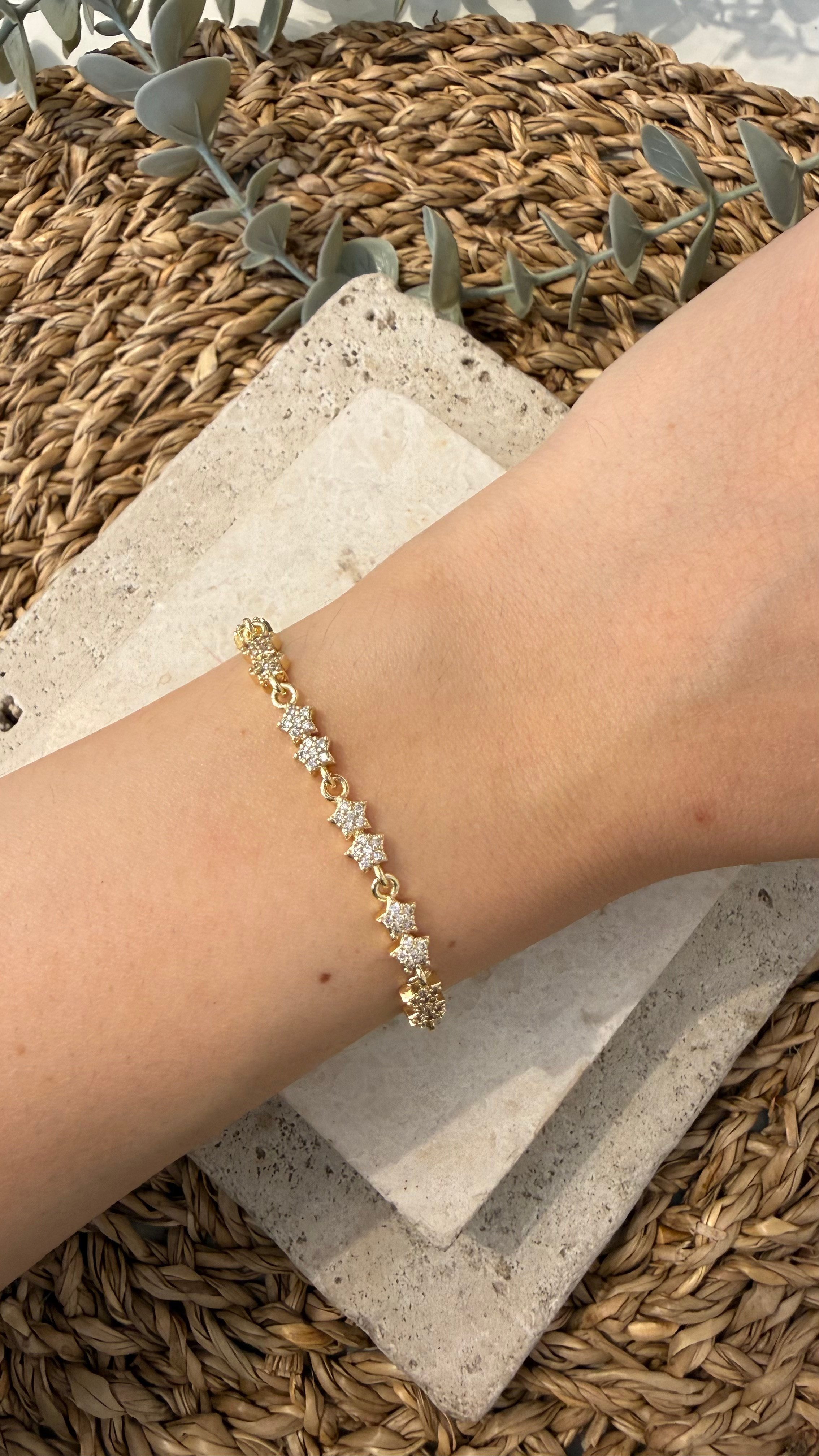 Cm Jewel İthal Gold Renk Bileklik