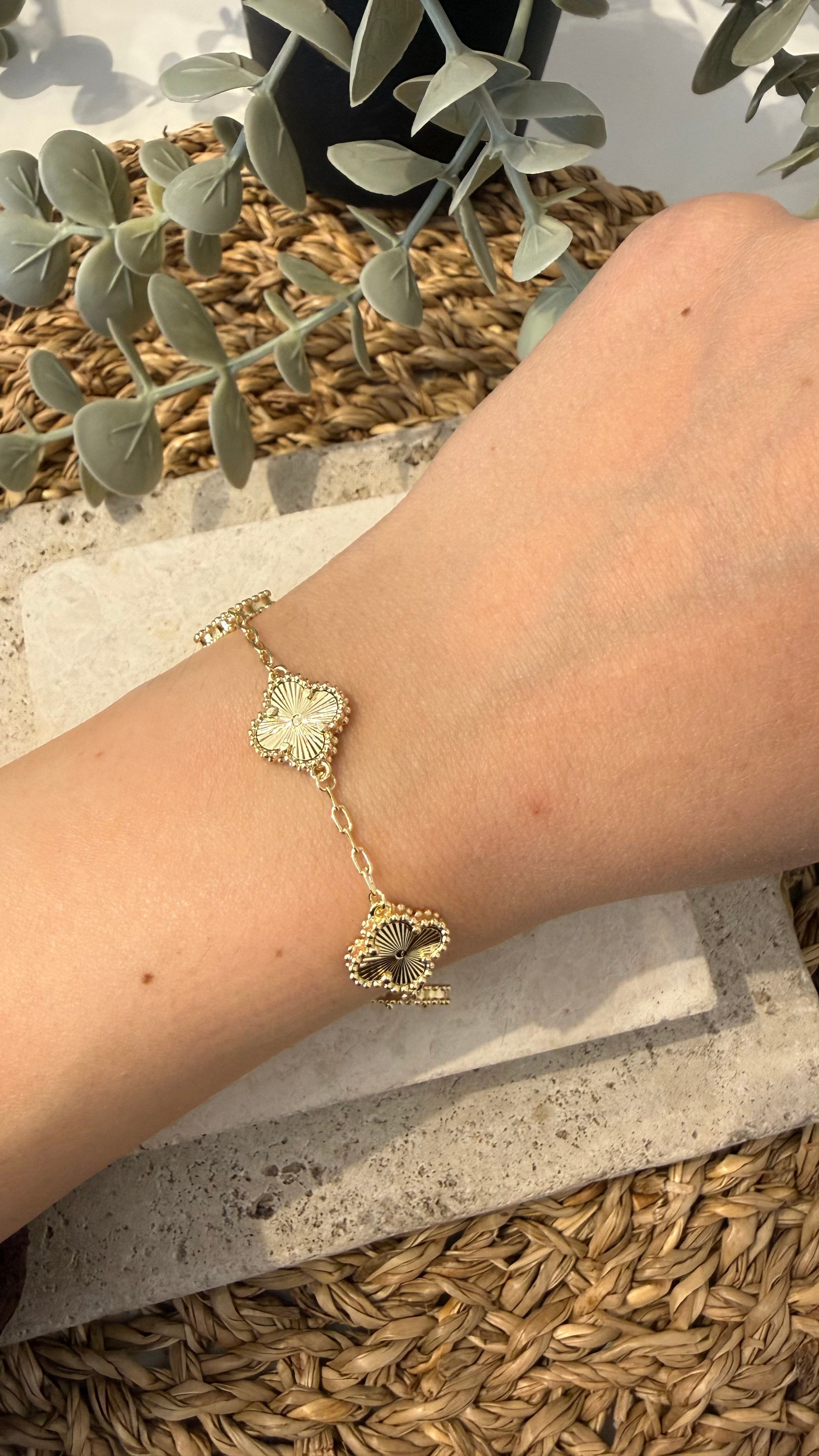 Cm Jewel İthal Gold Renk Bileklik