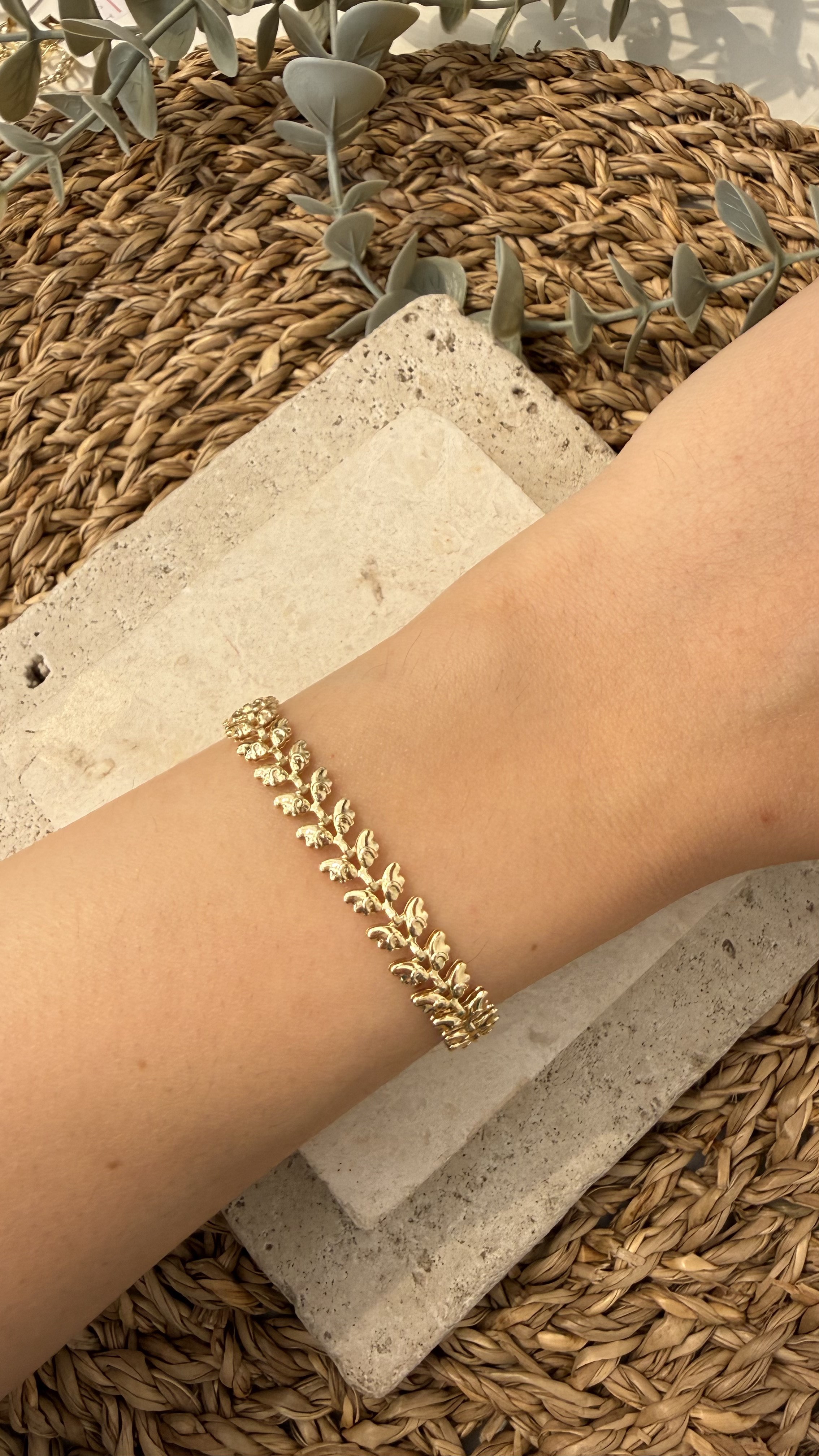 Cm Jewel İthal Gold Renk Bileklik