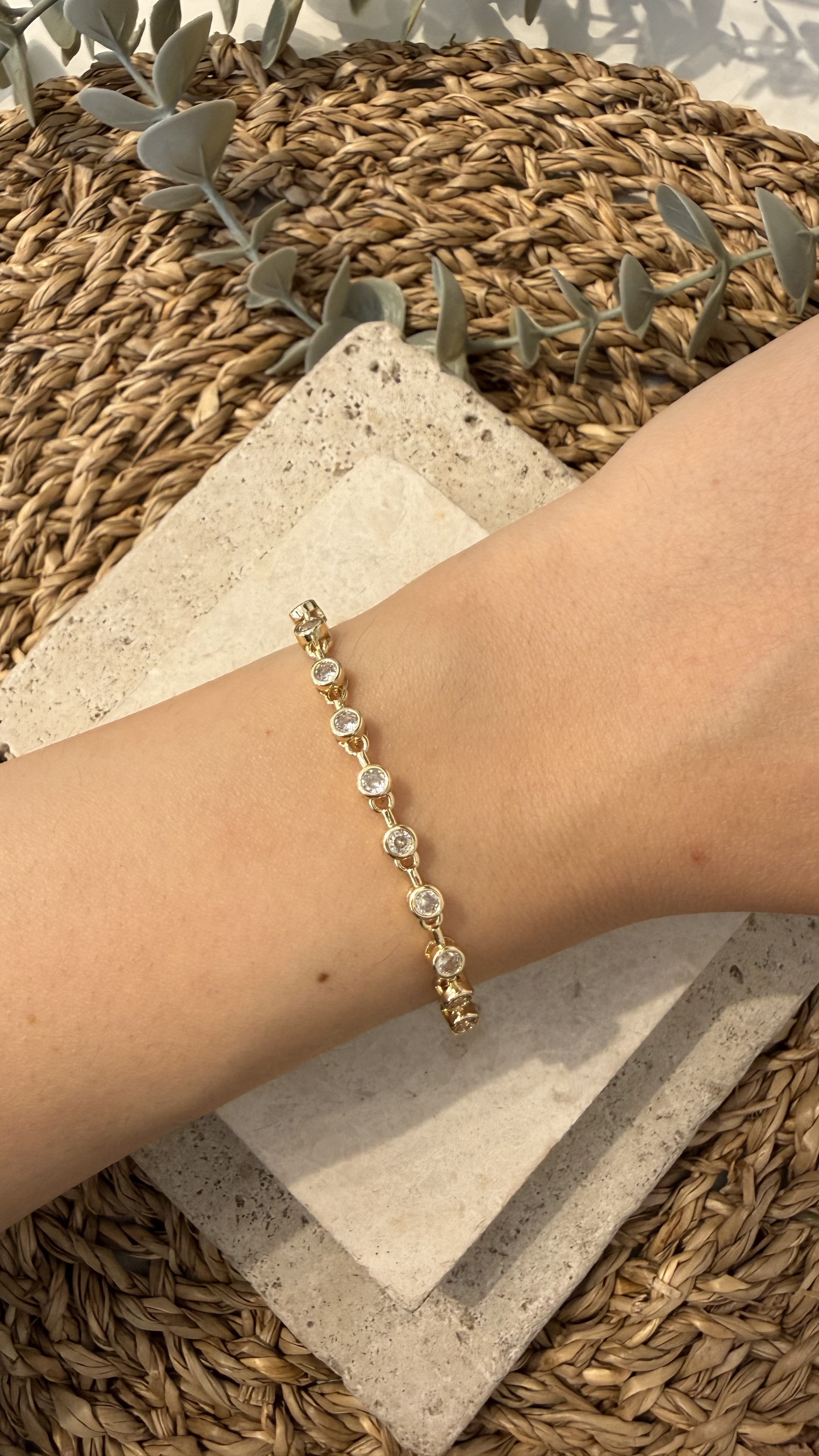 Cm Jewel İthal Gold Renk Bileklik