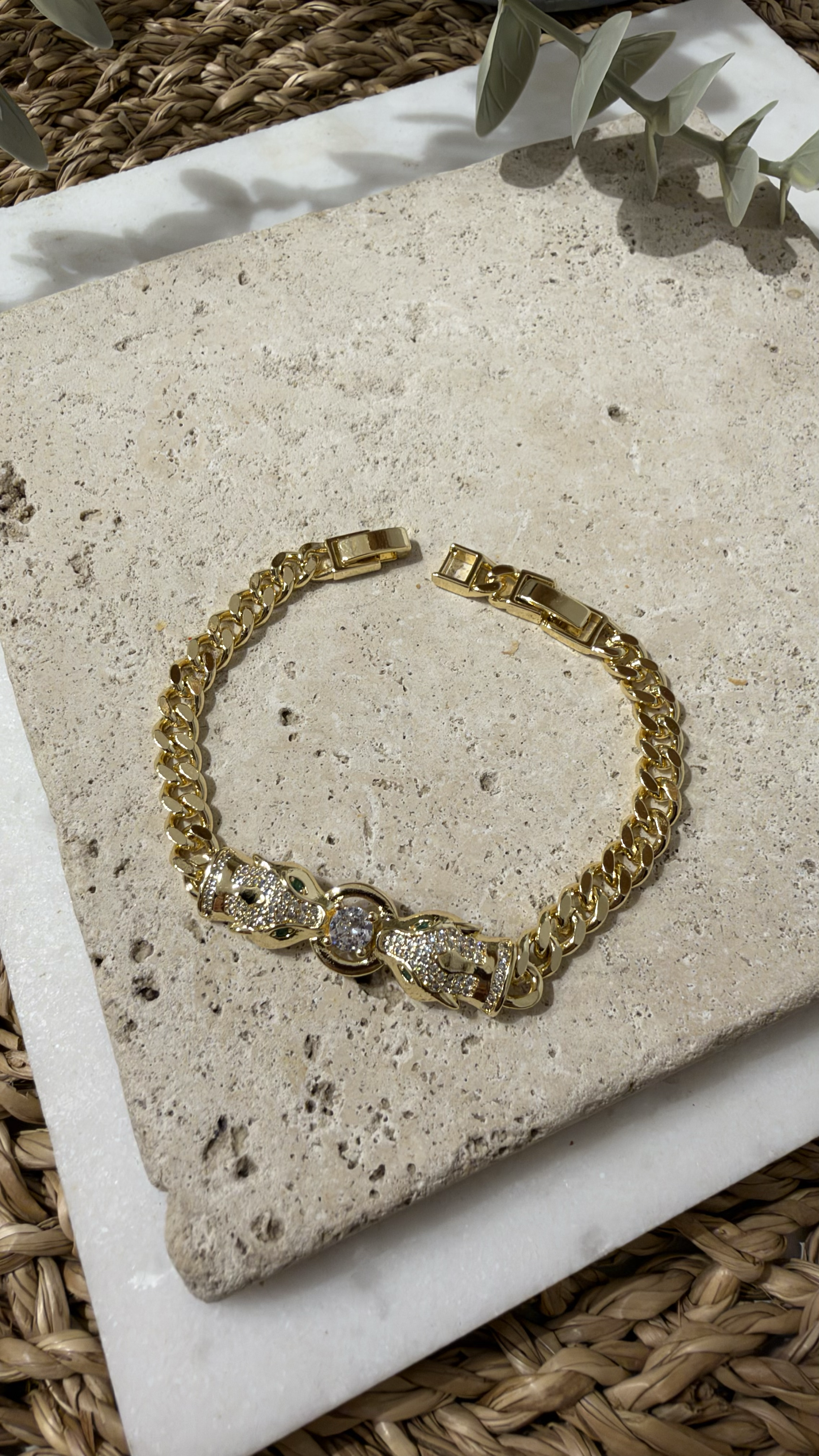 Cm Jewel İthal Gold Renk Bileklik