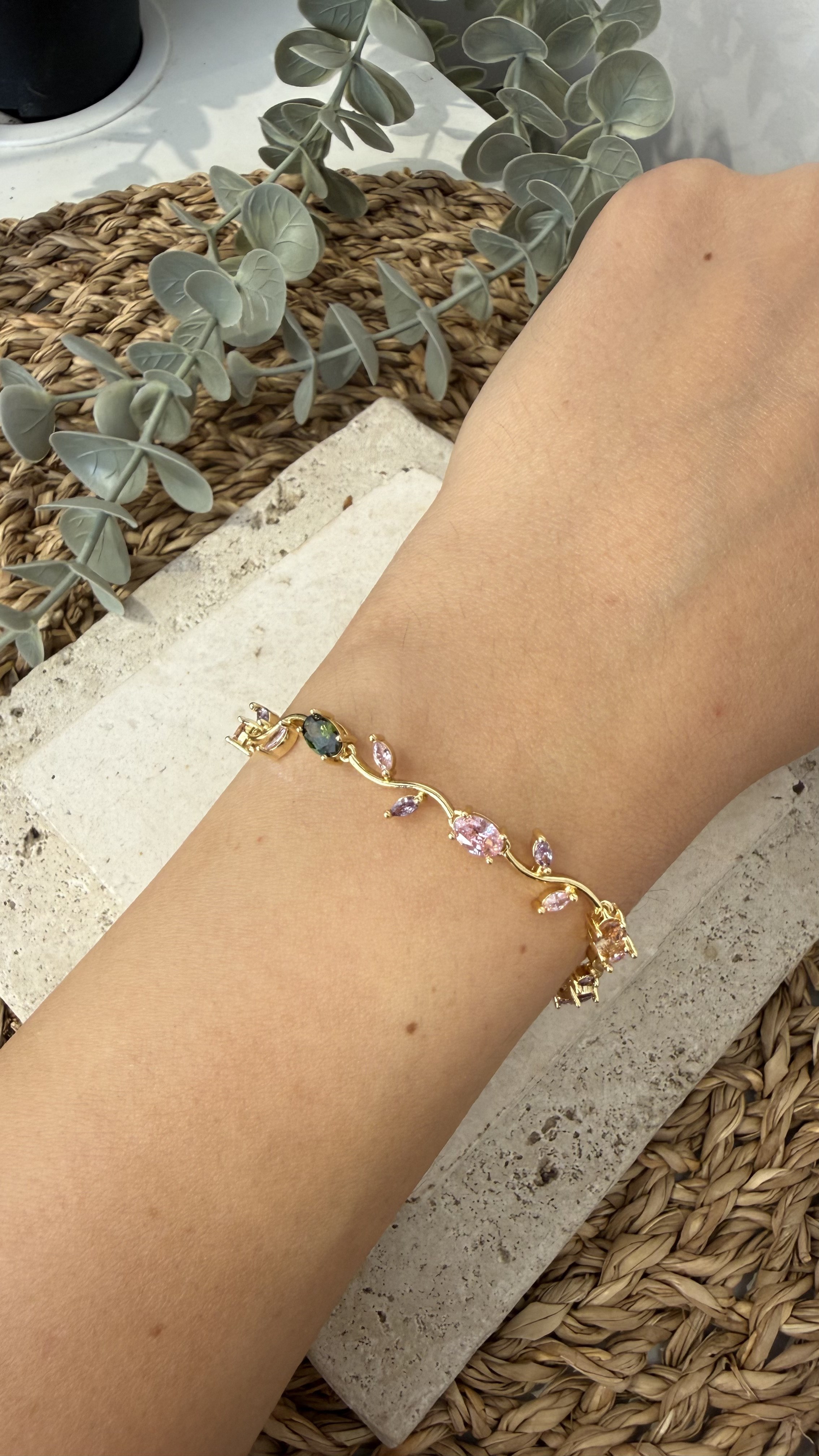 Cm Jewel İthal Gold Renk Bileklik