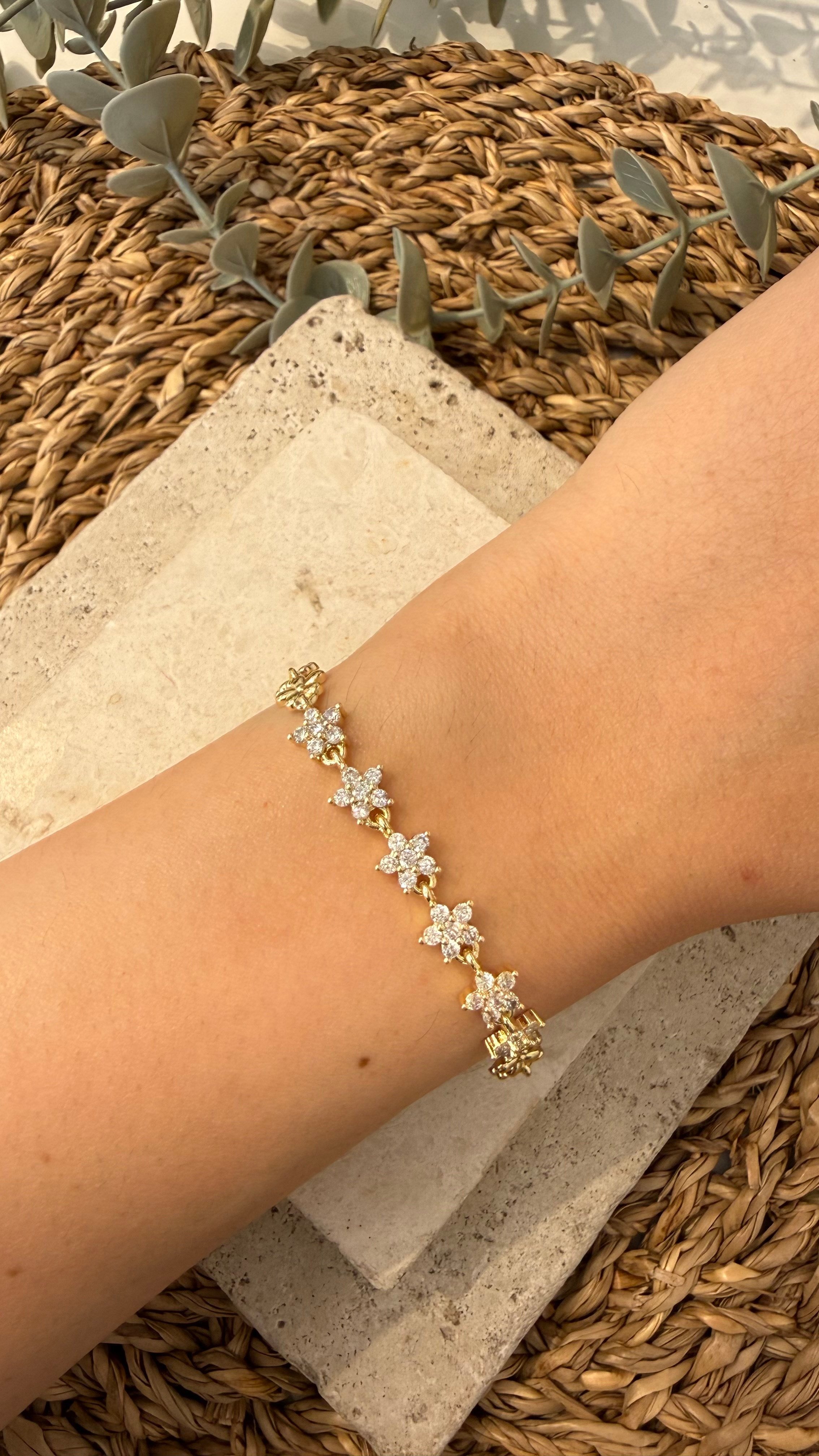 Cm Jewel İthal Gold Renk Bileklik