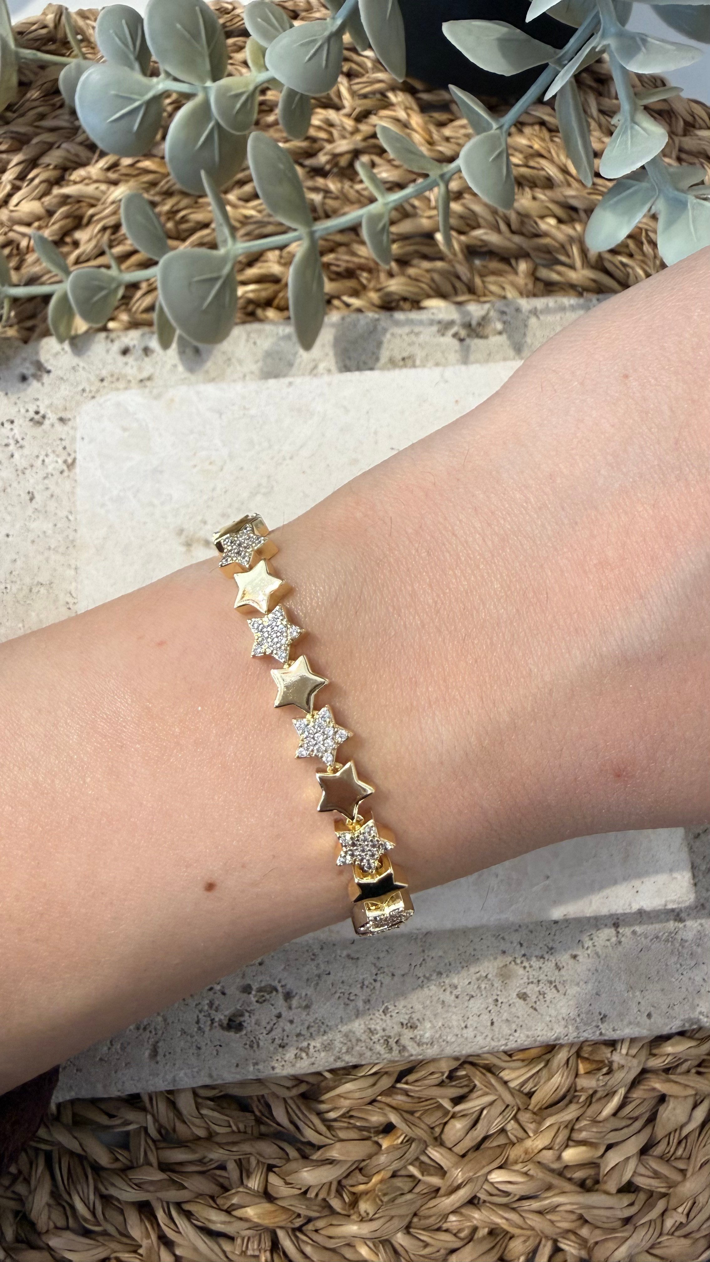Cm Jewel İthal Gold Renk Bileklik