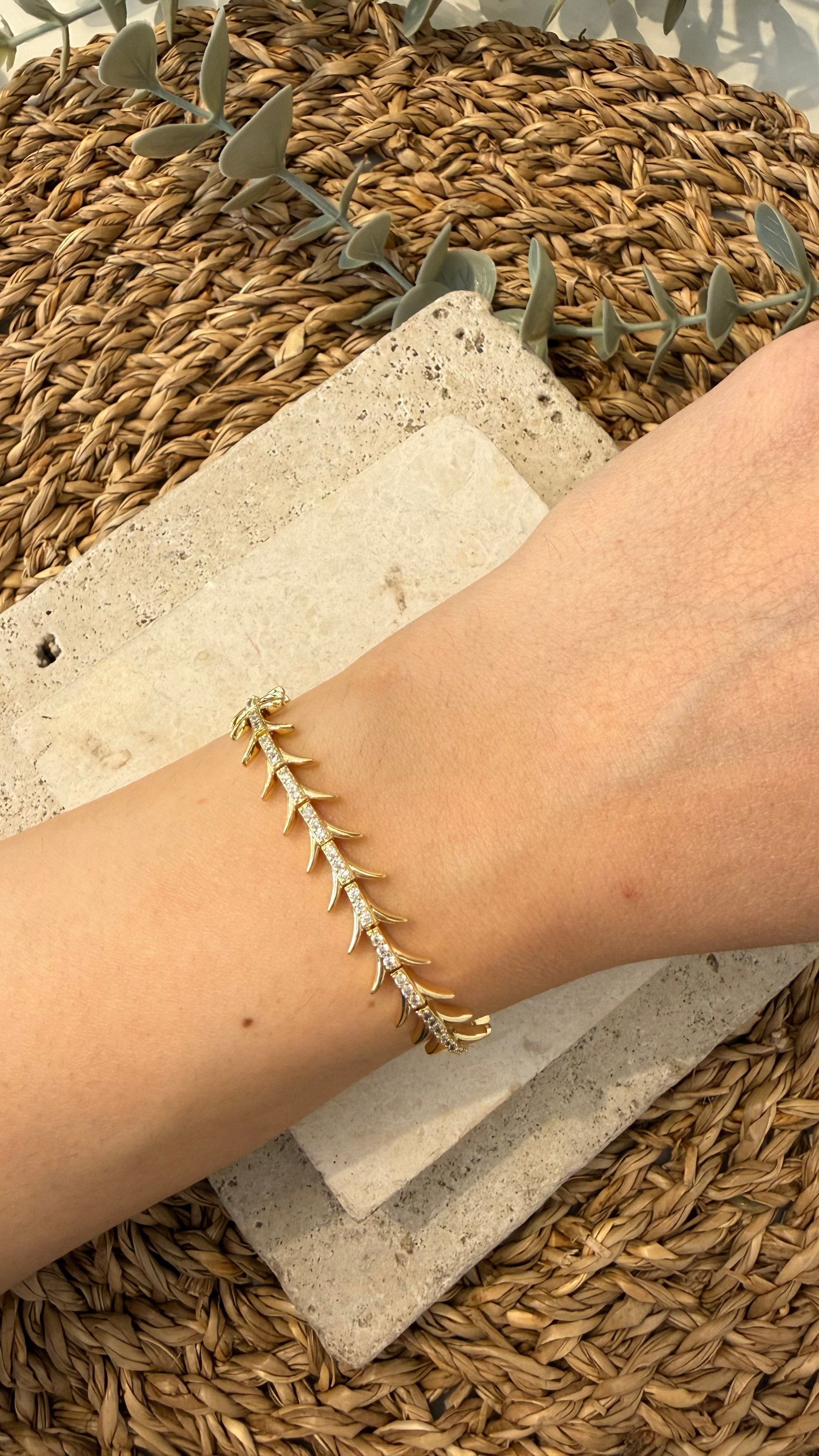 Cm Jewel İthal Gold Renk Bileklik