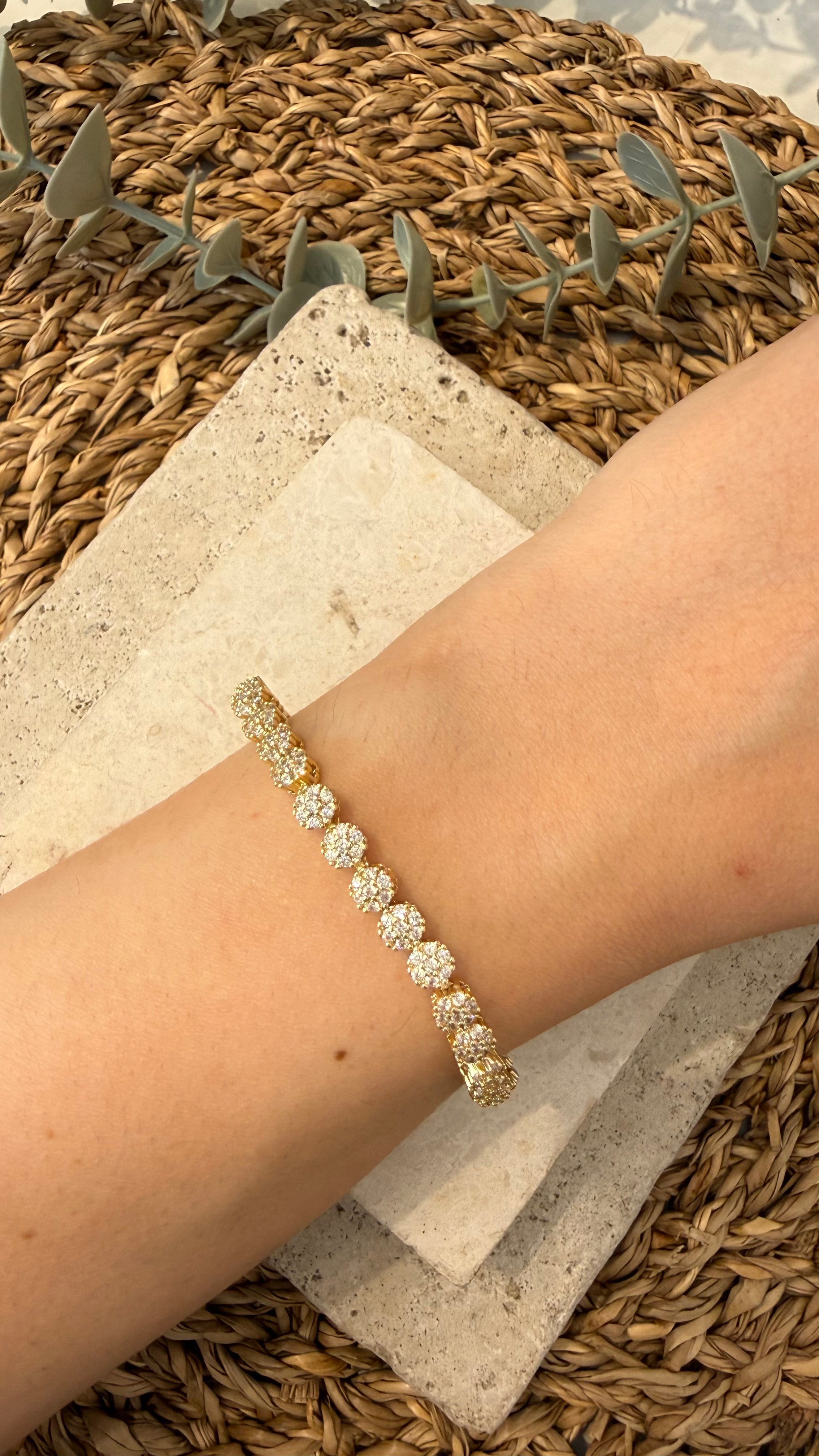 Cm Jewel İthal Gold Renk Bileklik