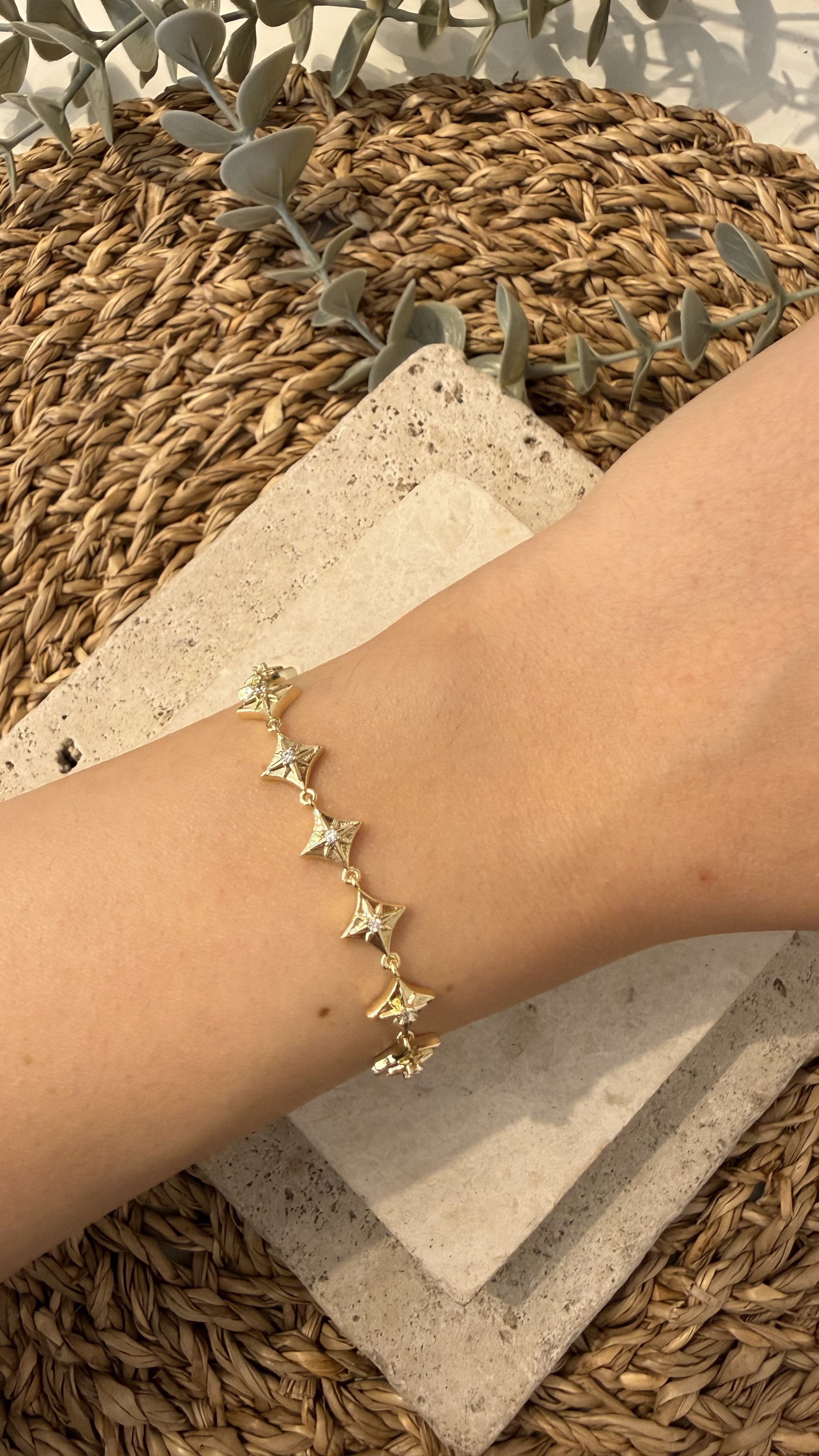 Cm Jewel İthal Gold Renk Bileklik