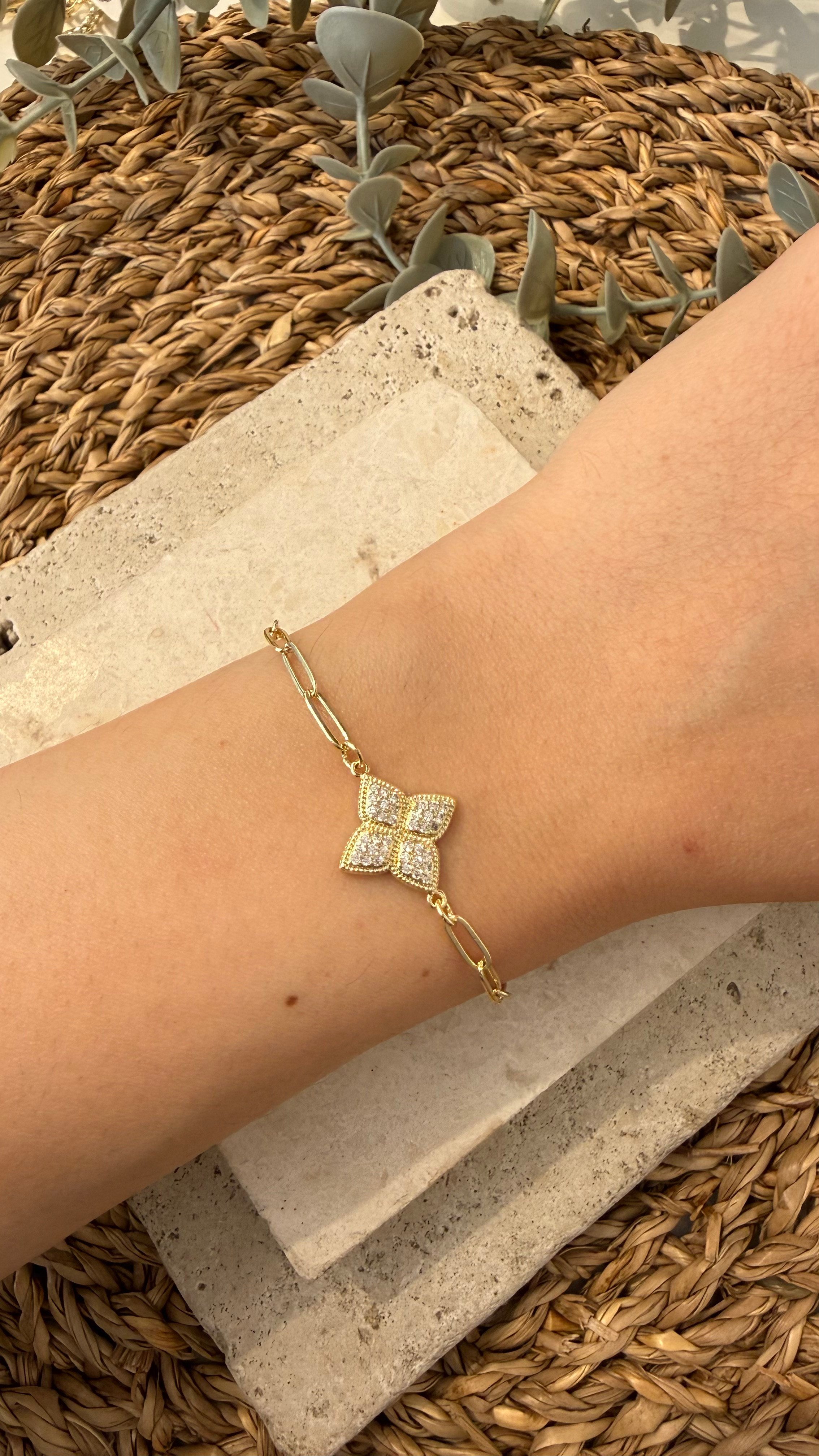 Cm Jewel İthal Gold Renk Bileklik