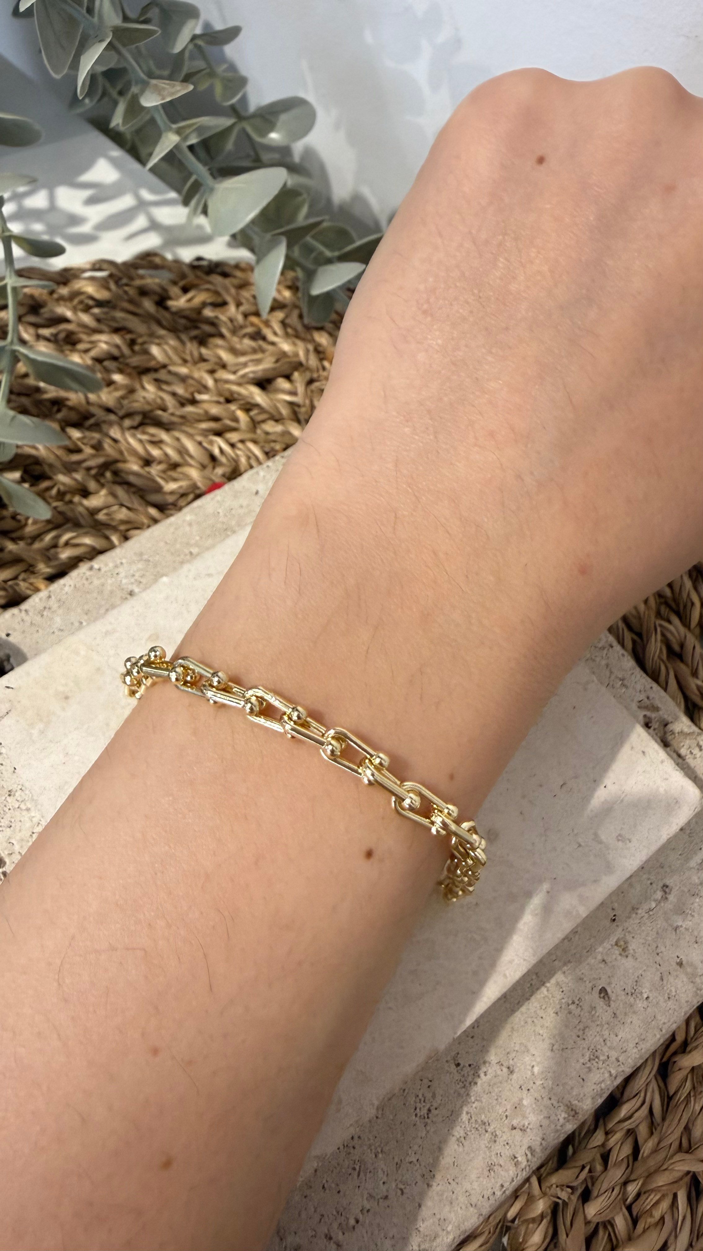 Cm Jewel İthal Gold Renk Bileklik
