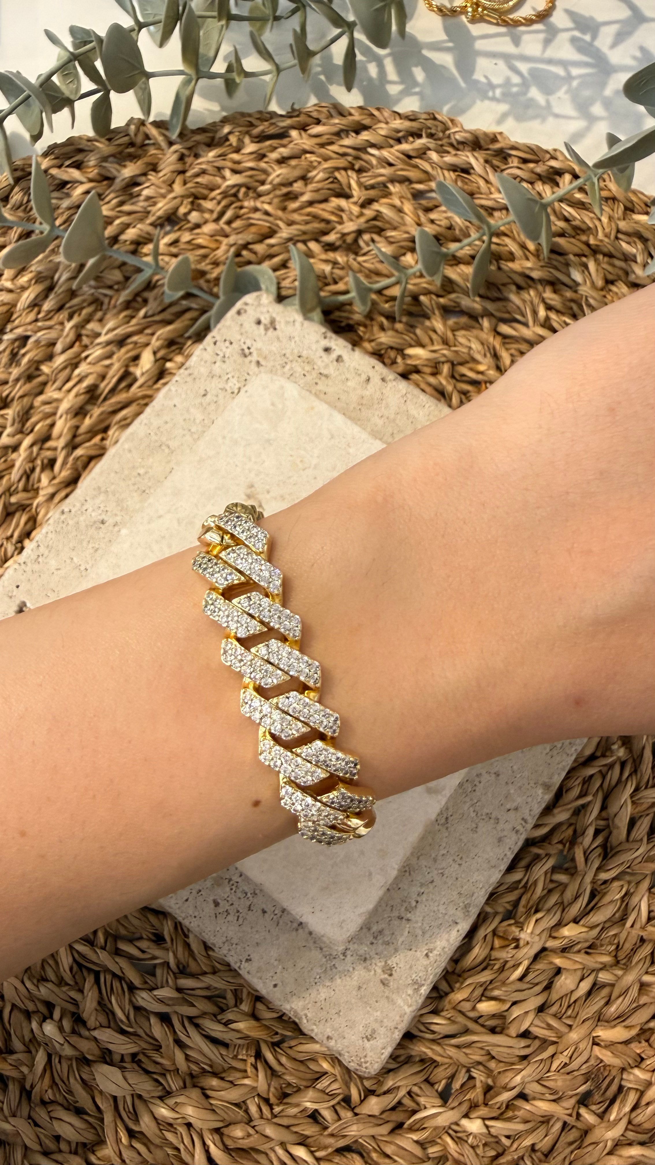 Cm Jewel İthal Gold Renk Bileklik
