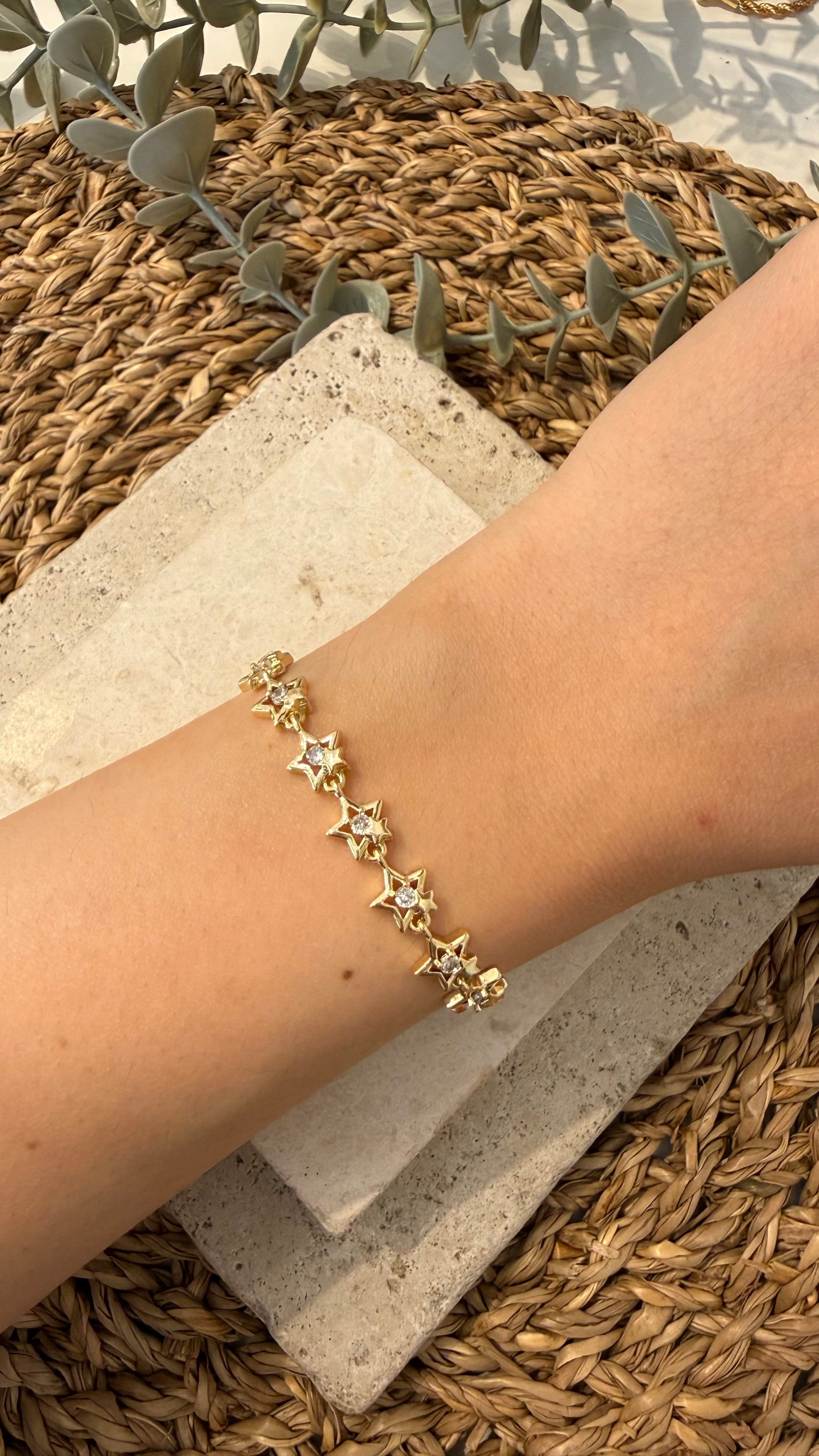 Cm Jewel İthal Gold Renk Bileklik