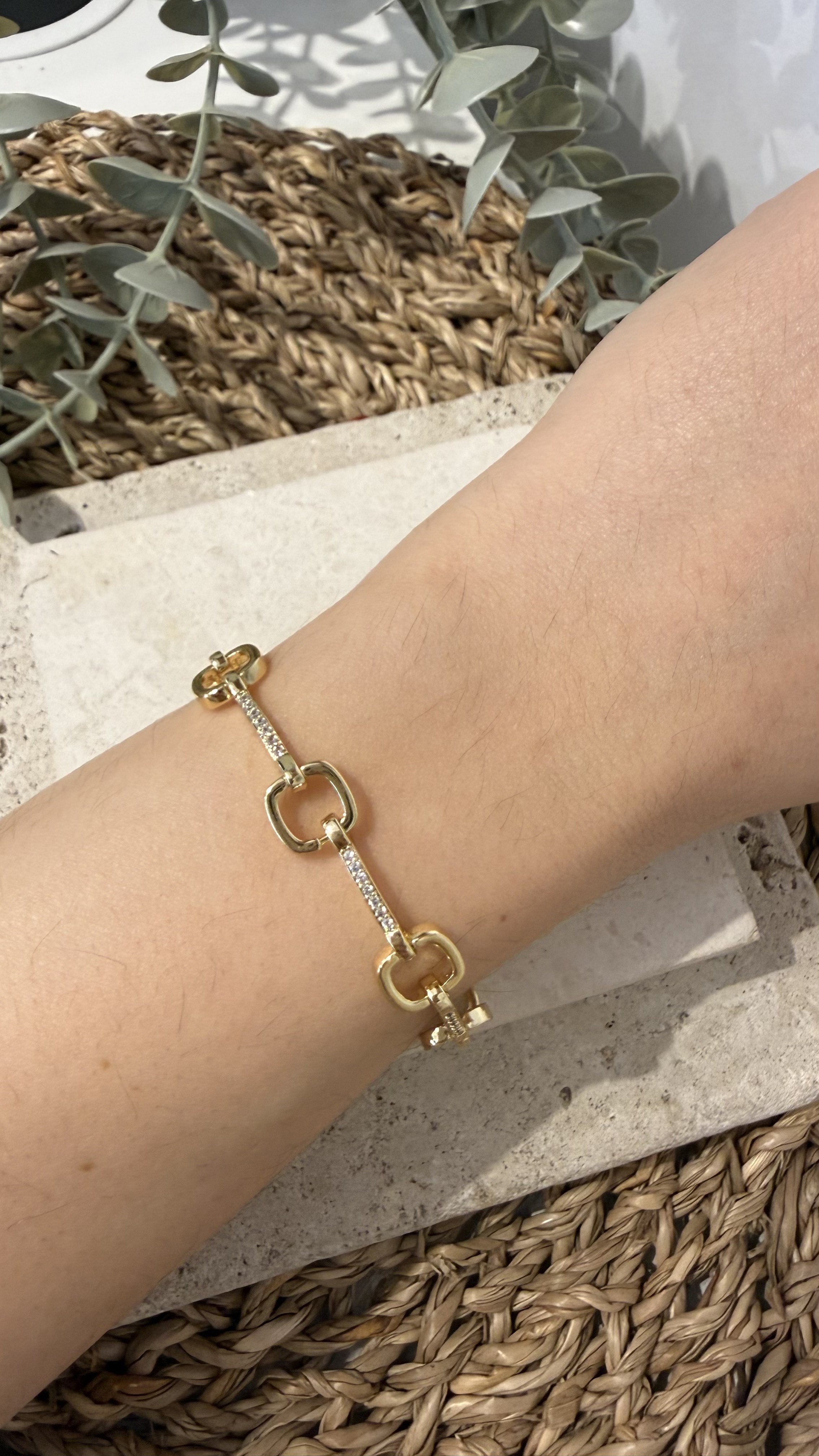 Cm Jewel İthal Gold Renk Bileklik