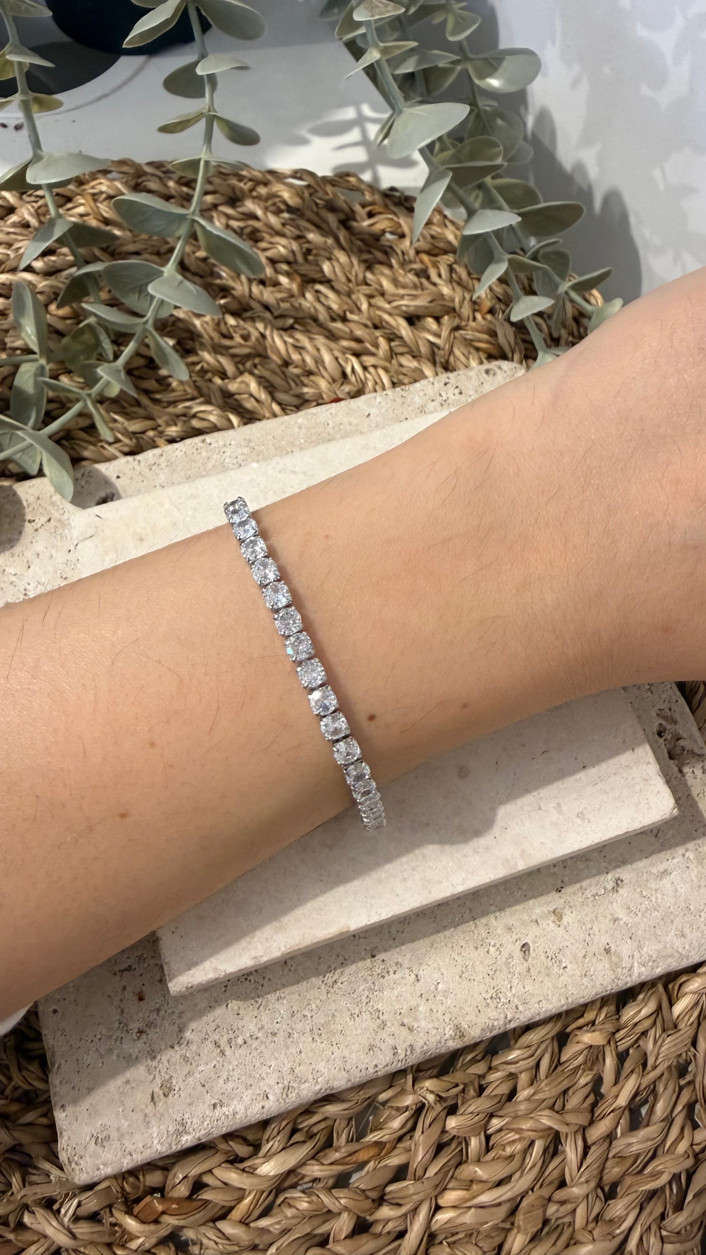 Cm Jewel İthal Gümüş Renk Bileklik