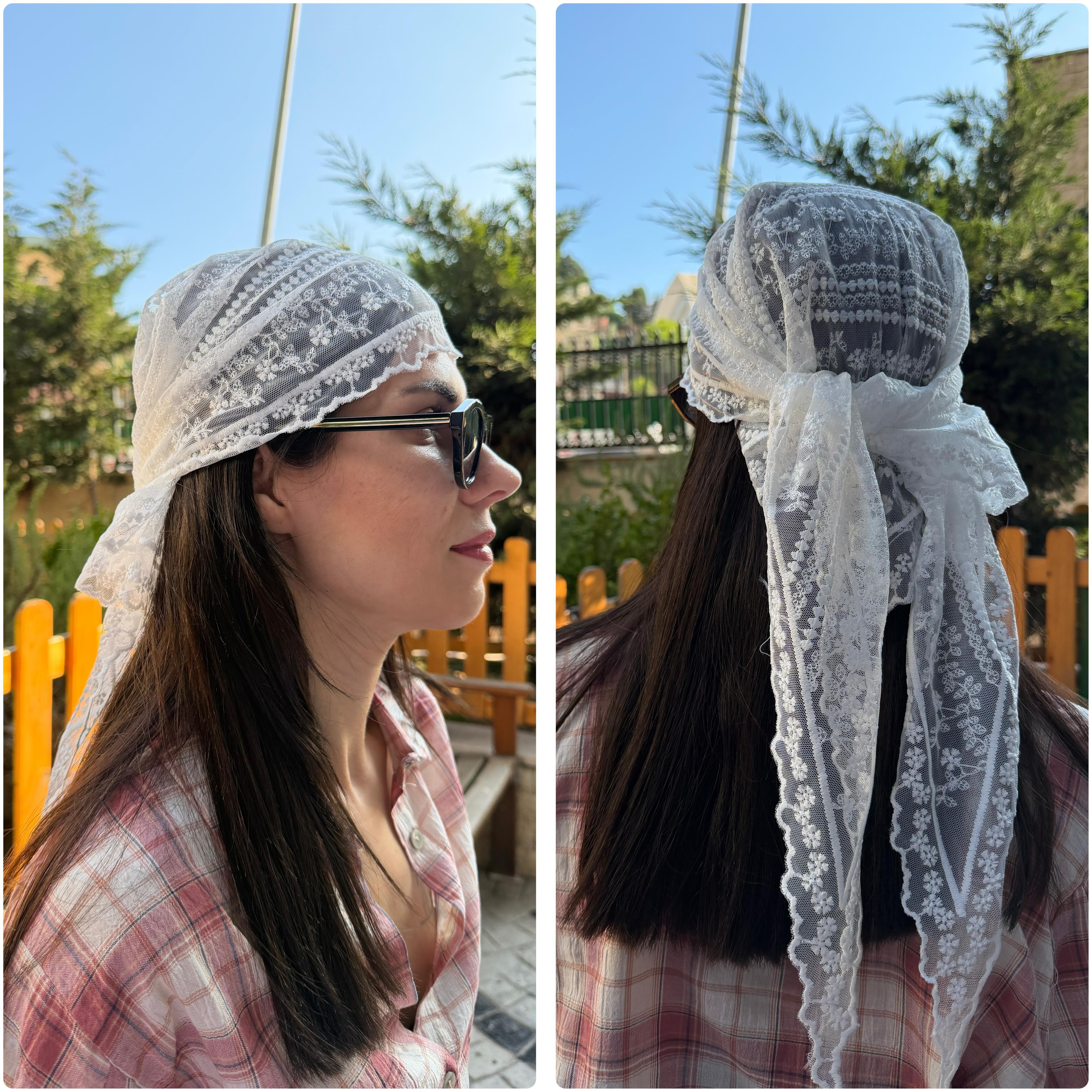 İthal Dantel Bandana