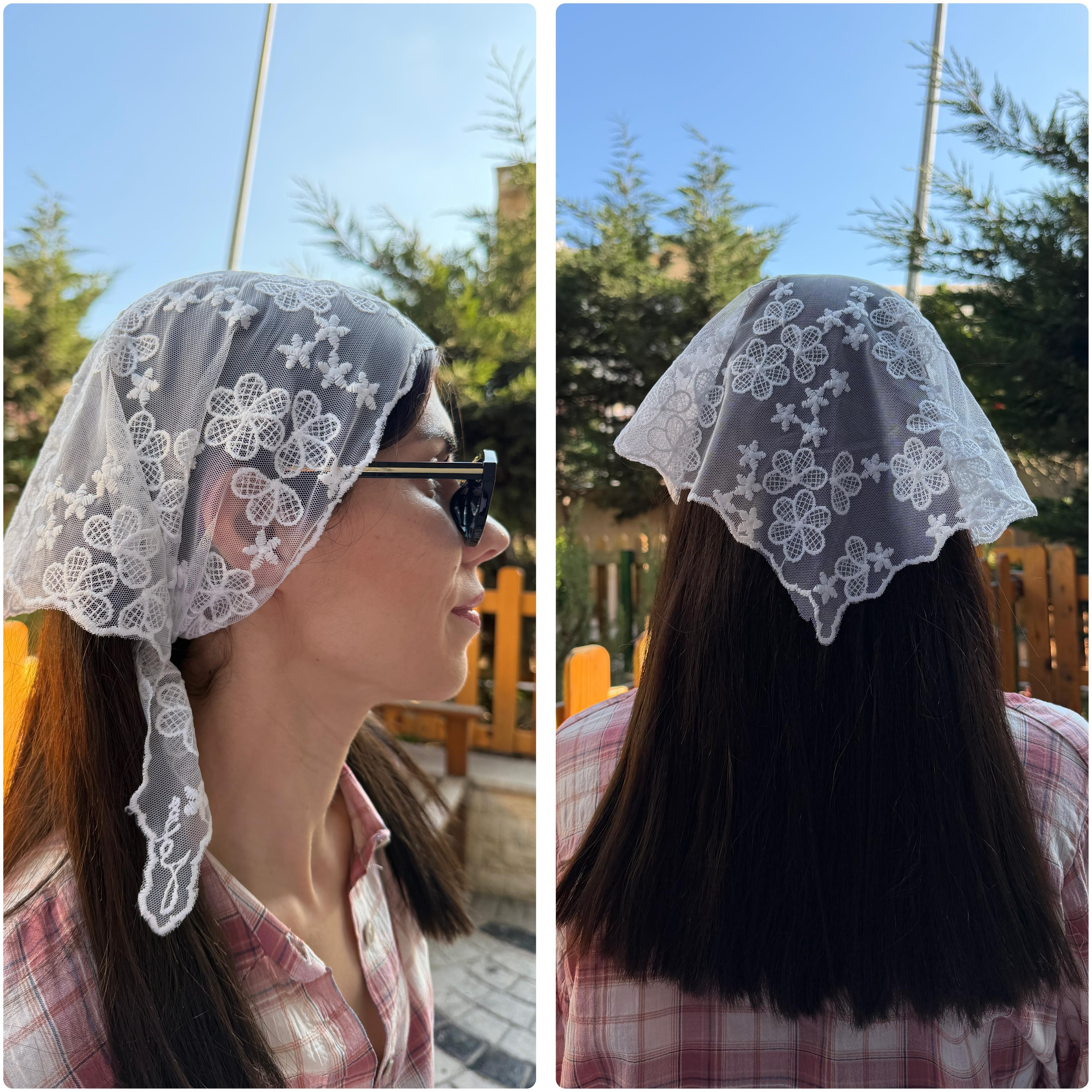 İthal Dantel Bandana