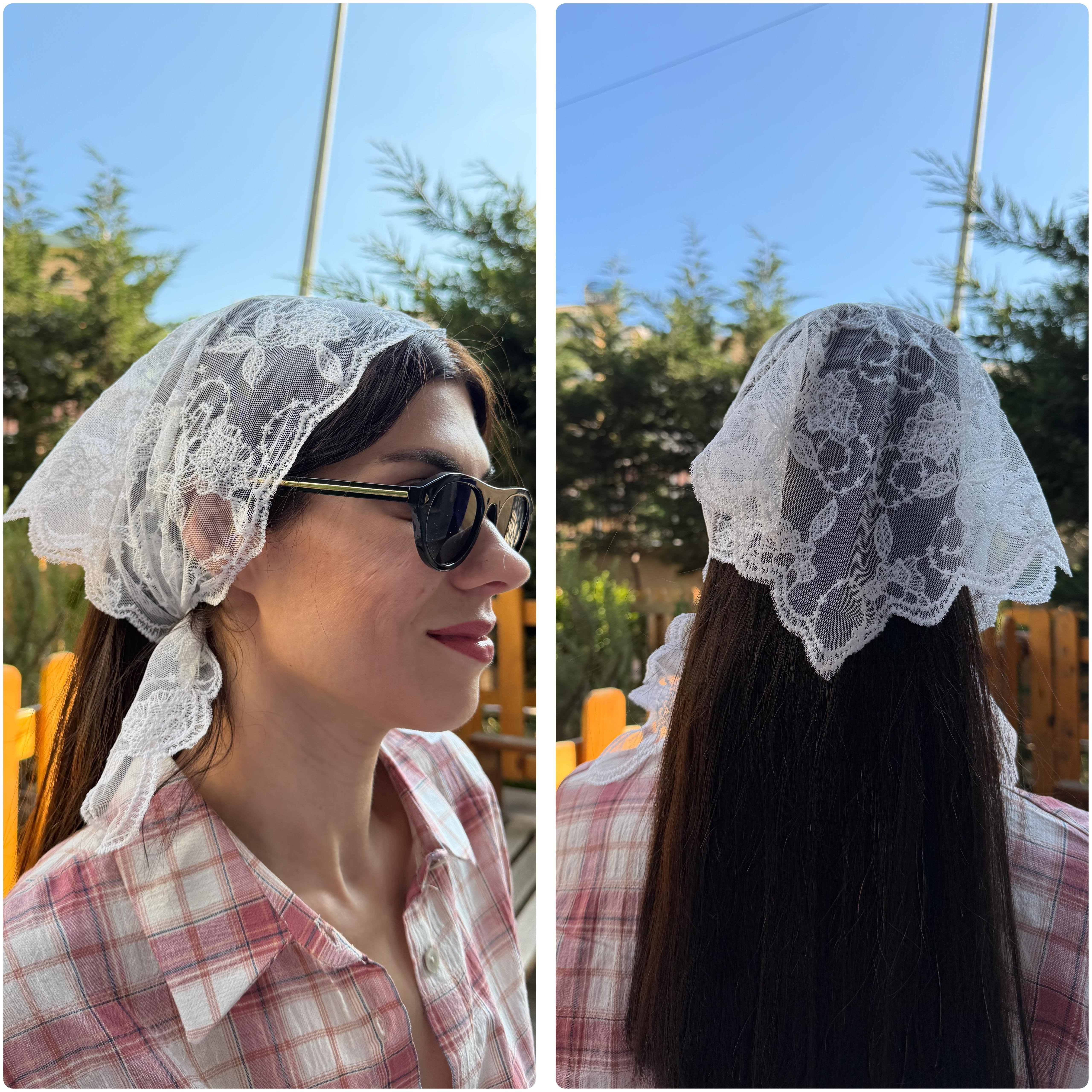 İthal Dantel Bandana