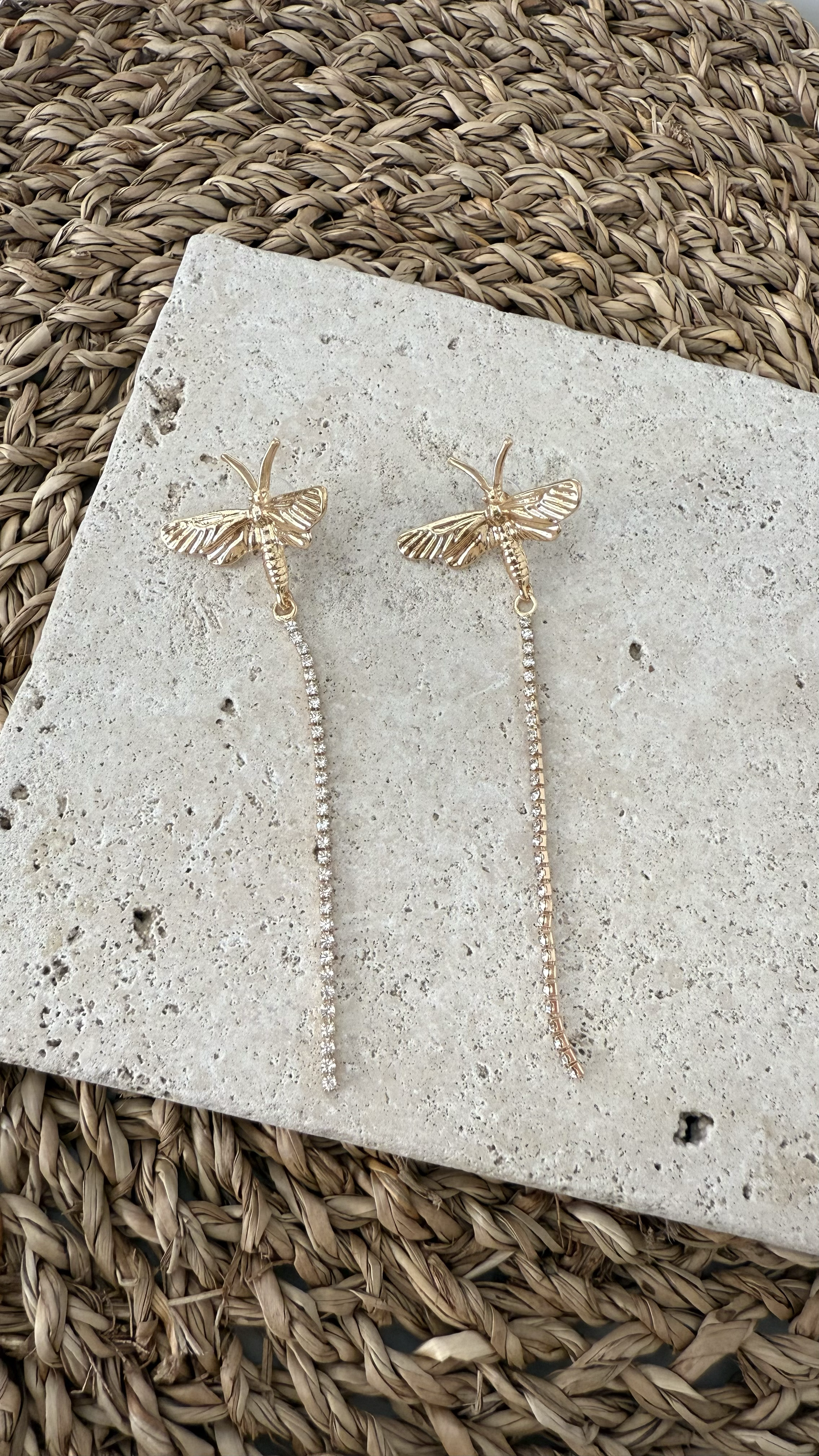 İthal Gold Renk Küpe