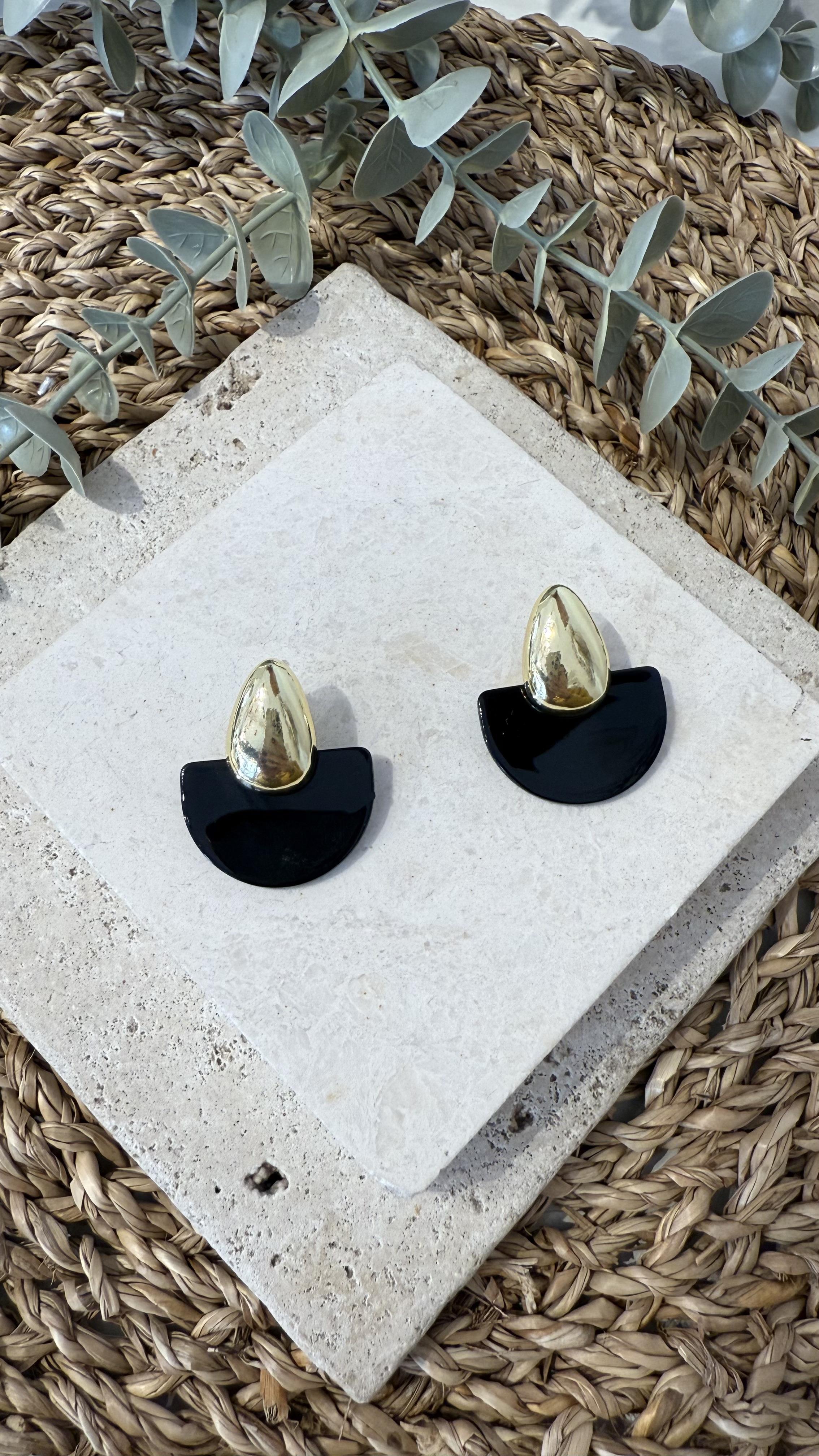 İthal Gold Renk Küpe