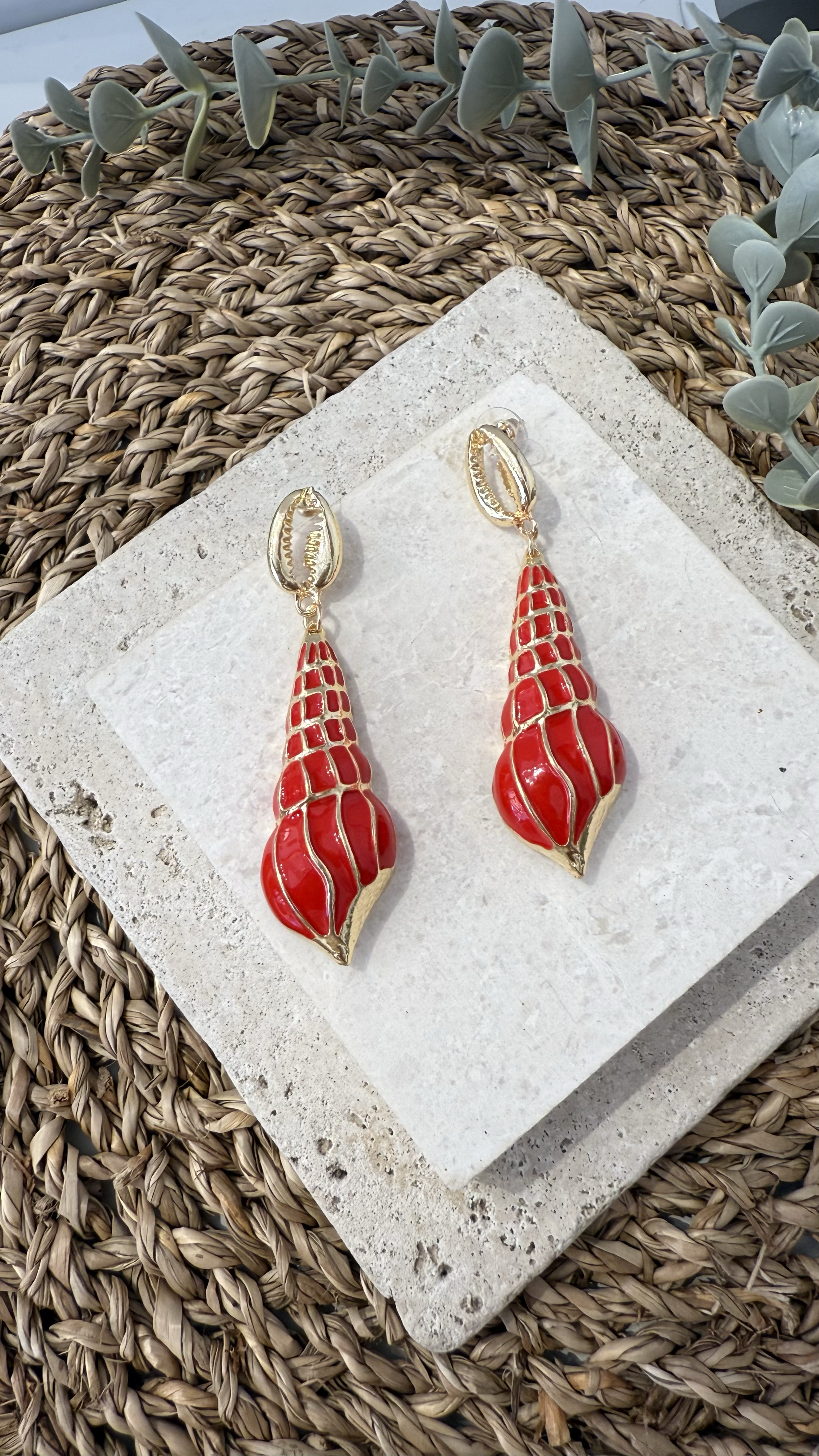 İthal Gold Renk Küpe
