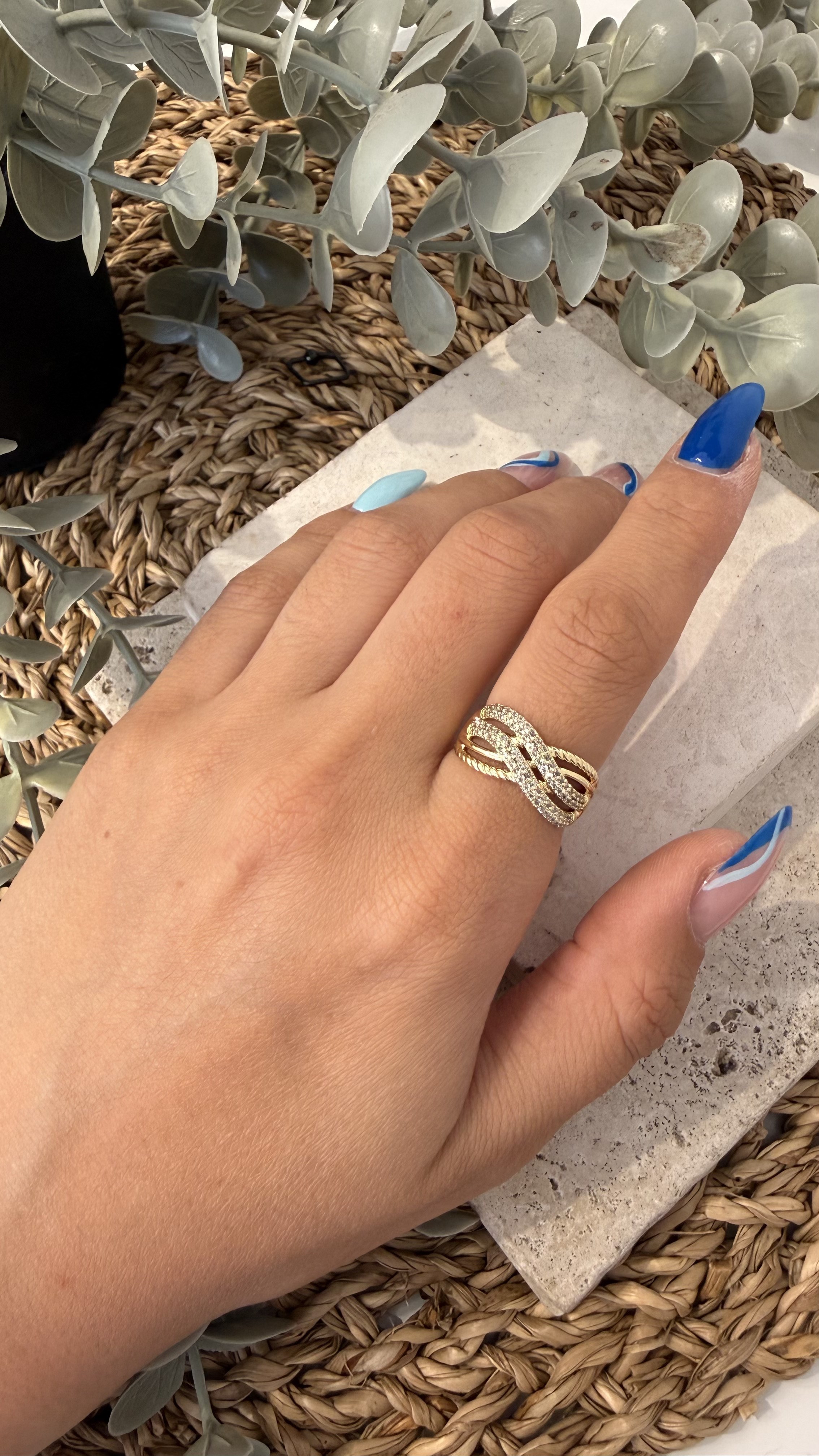 Xuping 14k Gold Renk Yüzük
