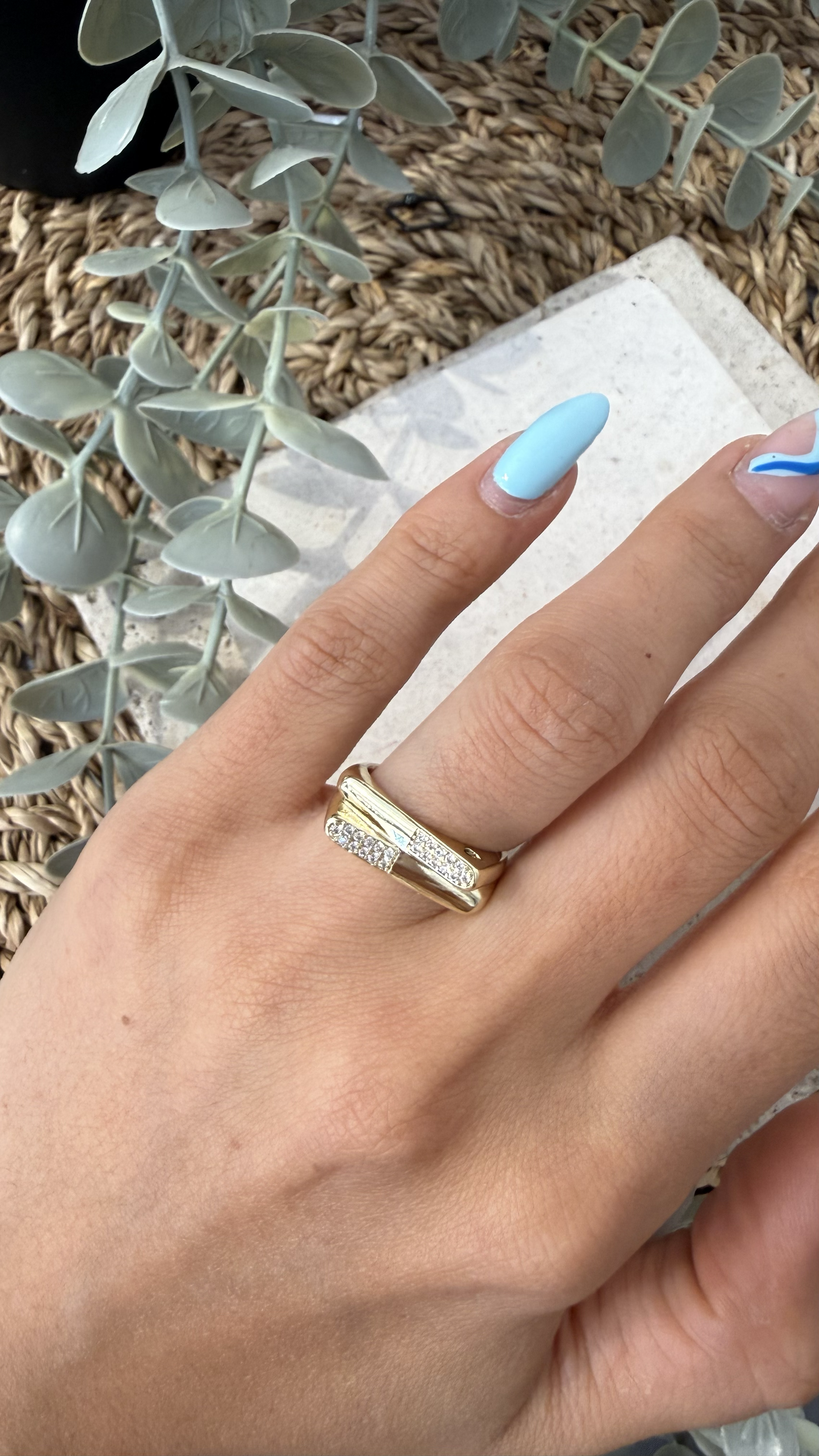 Xuping 14k Gold Renk Yüzük