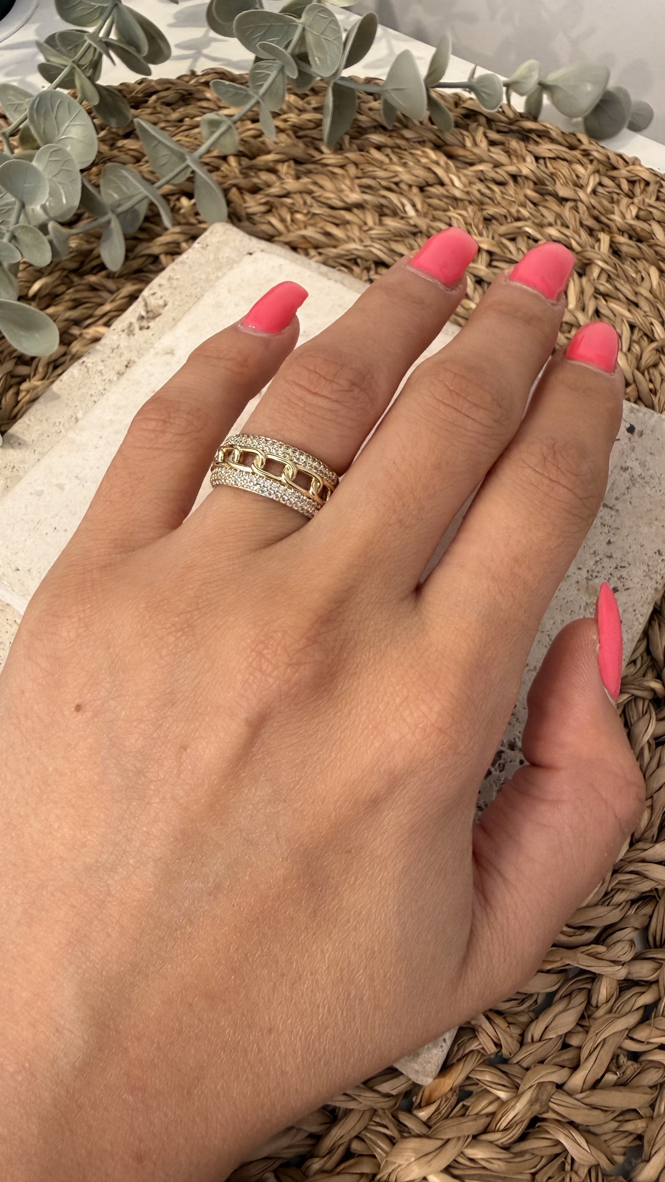 Xuping 14k Gold Renk Yüzük
