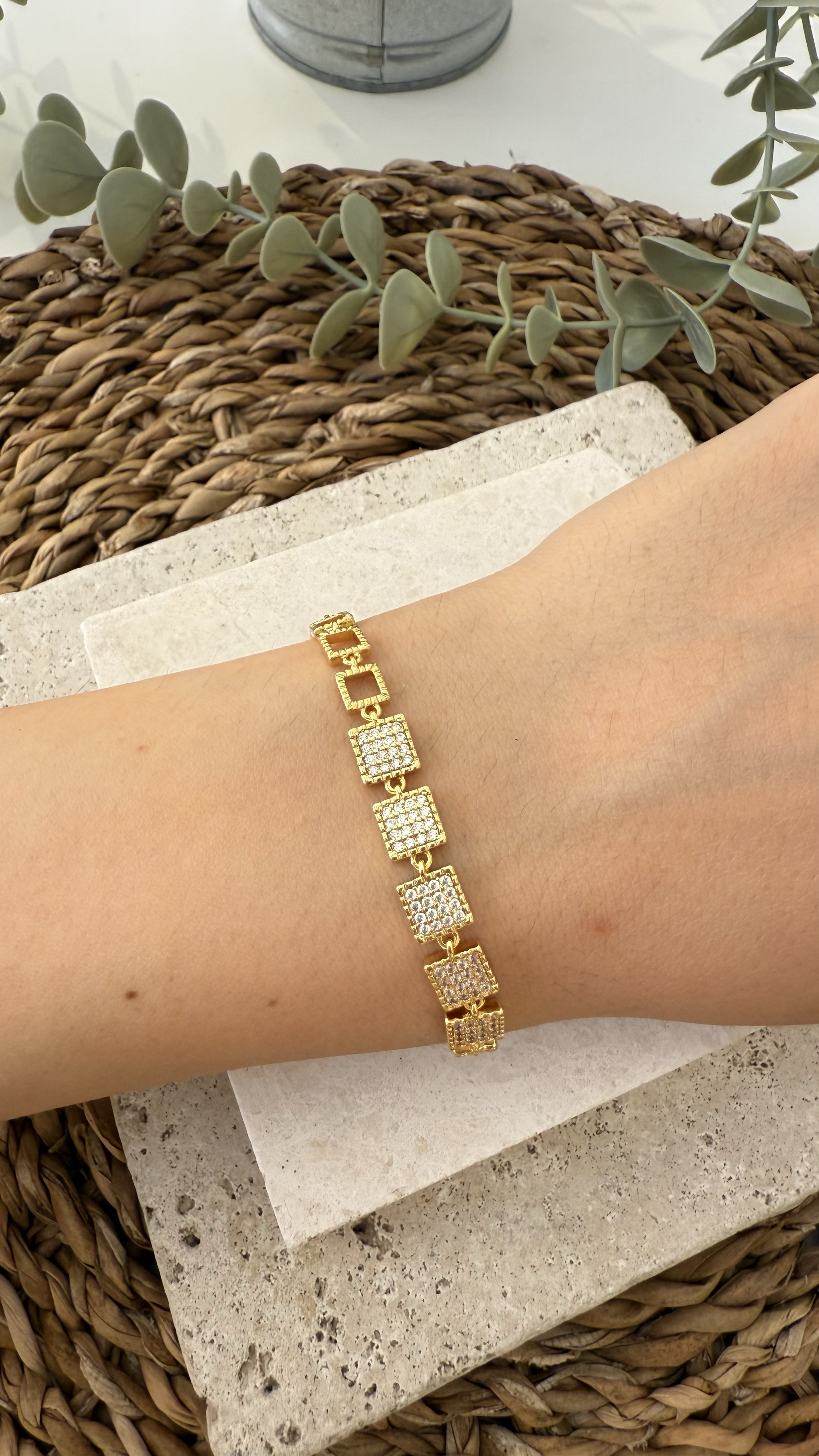 Xuping Gold Renk 14k Bileklik