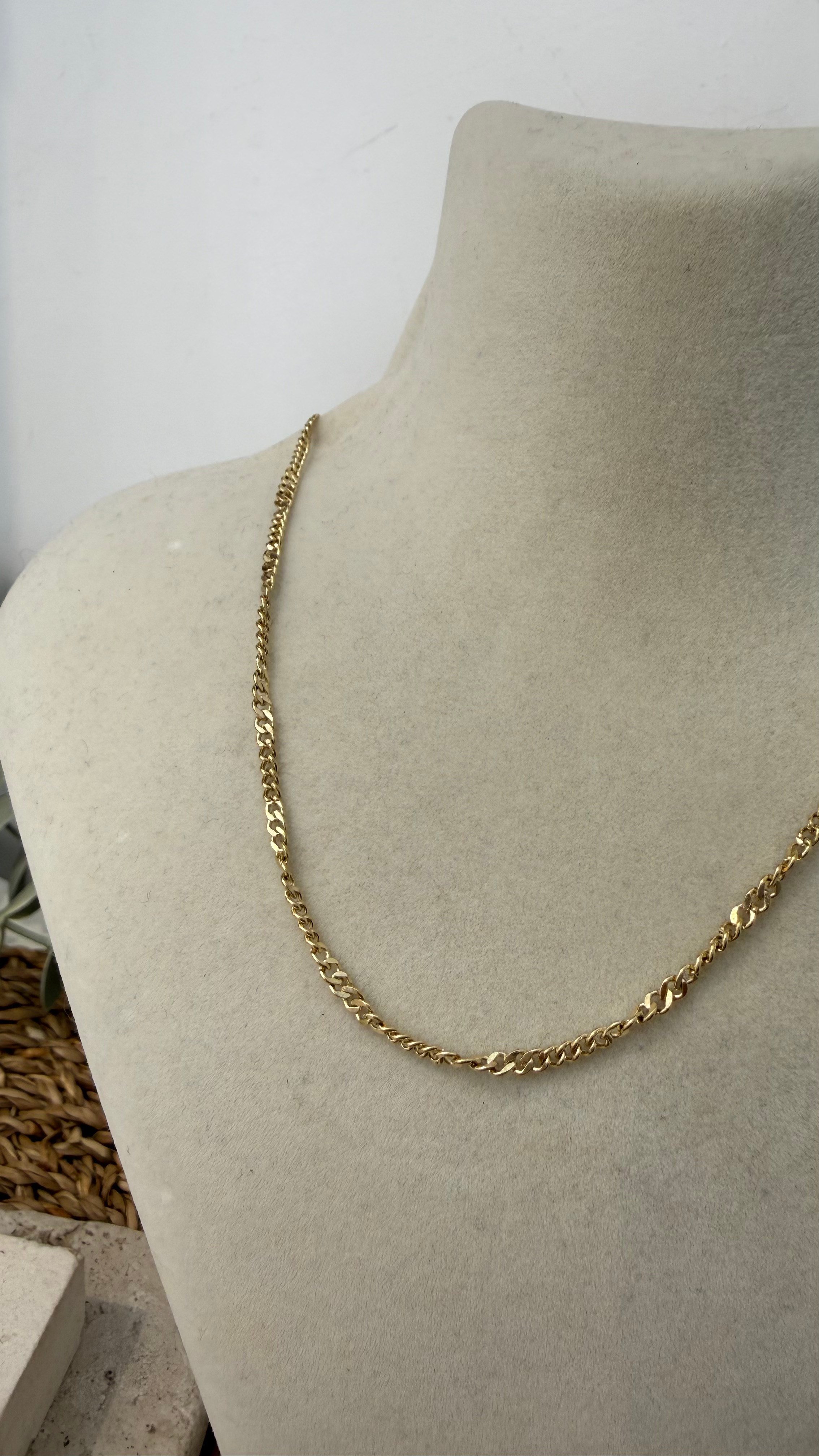 Xuping Gold Renk 14k Kolye 45cm
