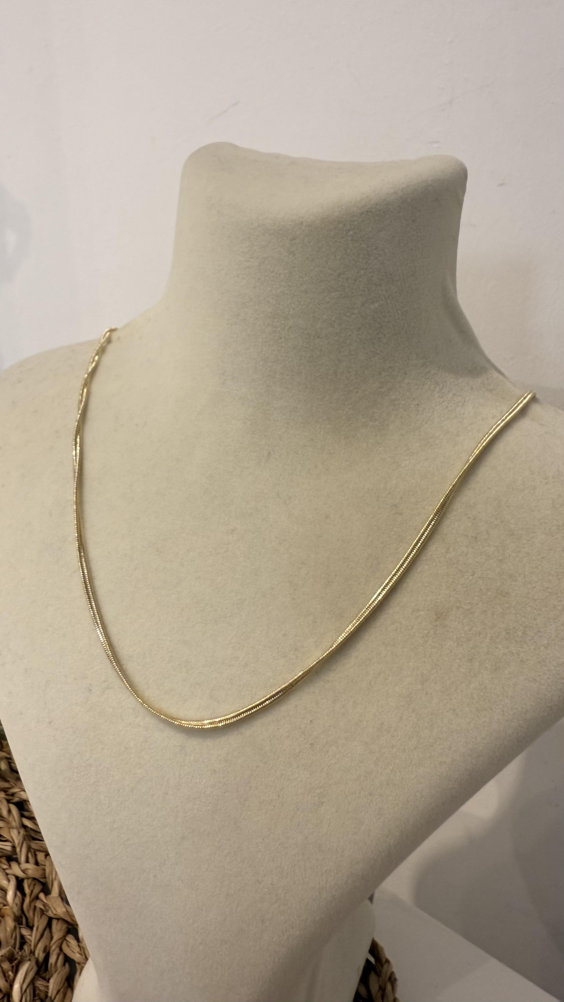 Xuping Gold Renk 14k Kolye 45cm
