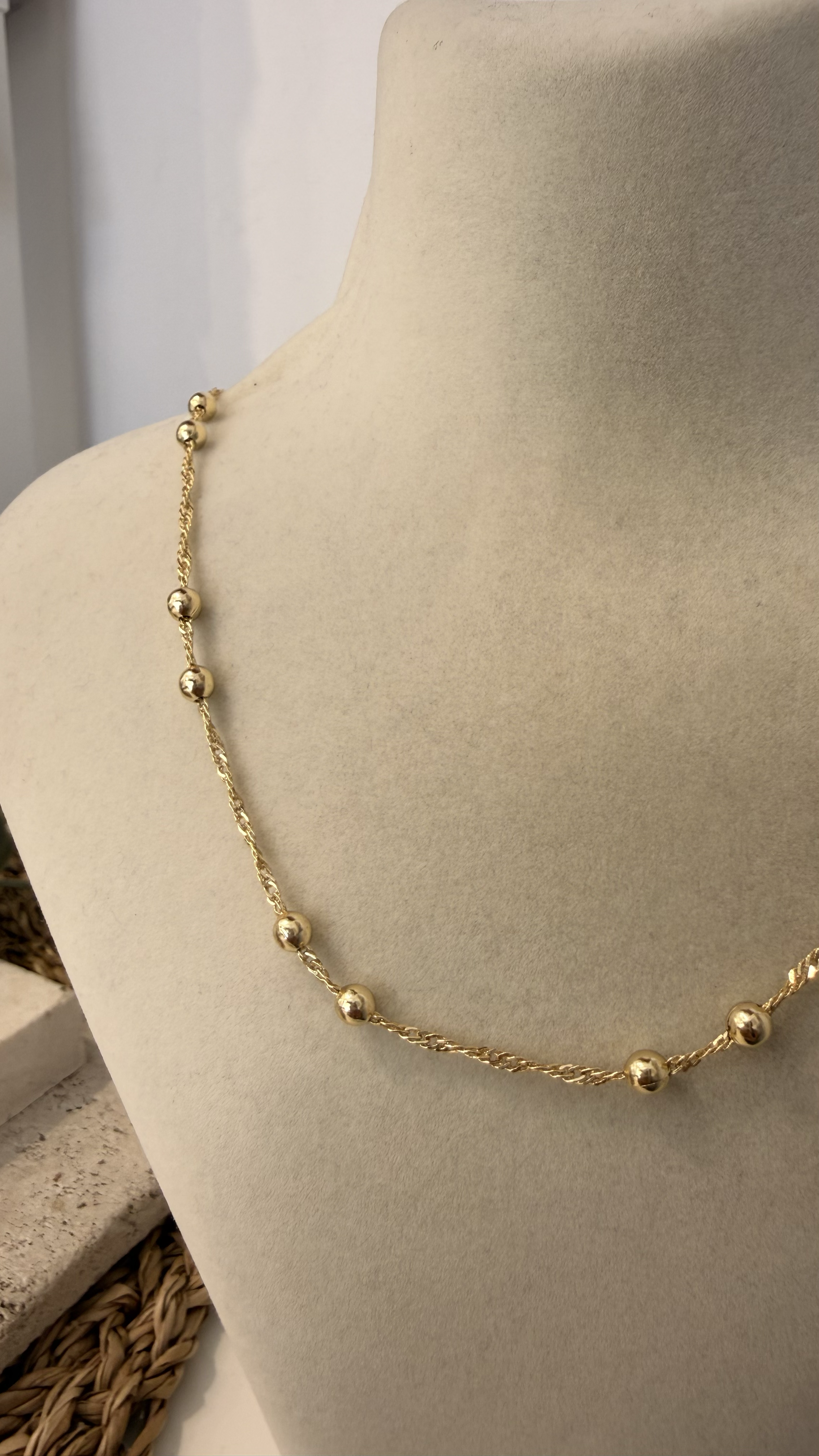 Xuping Gold Renk 14k Kolye 50cm