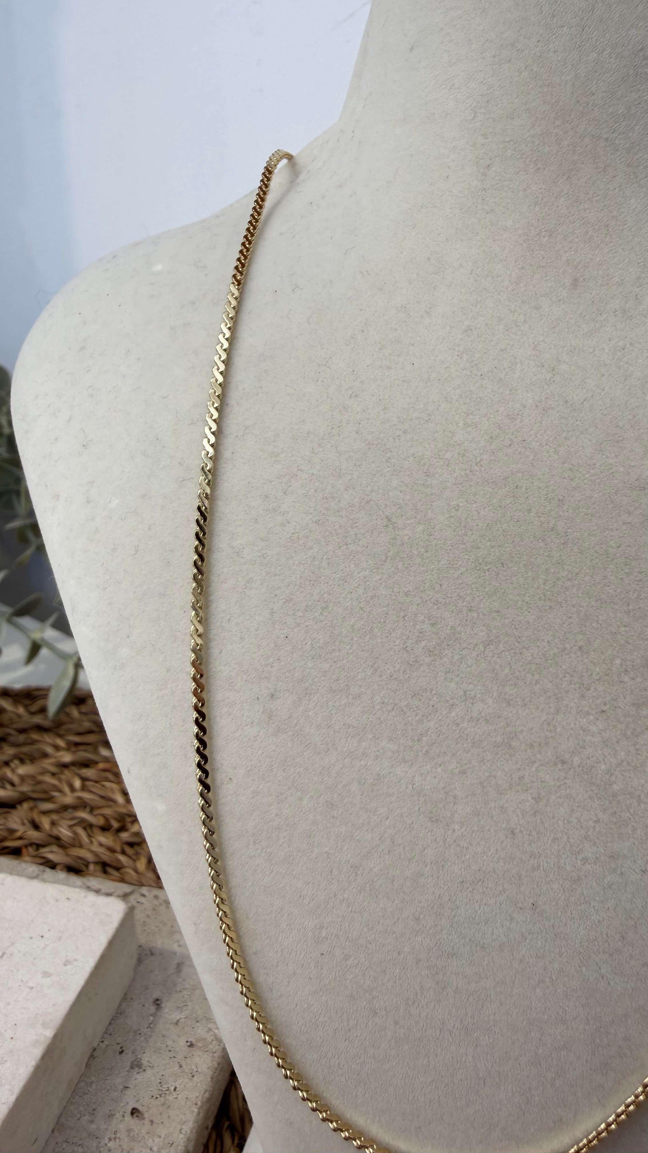 Xuping Gold Renk 14k Kolye 60cm